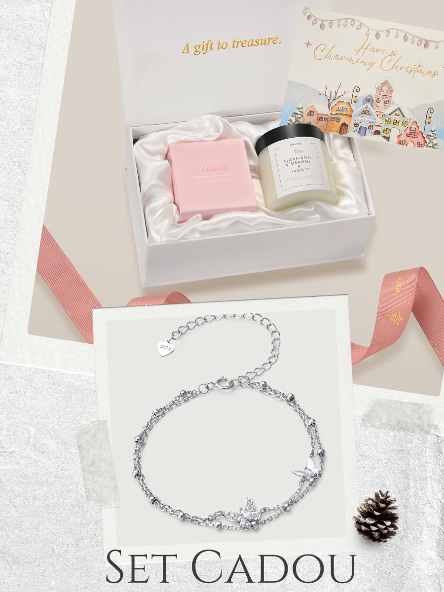 Set Cadou Double Layer Buuterfly