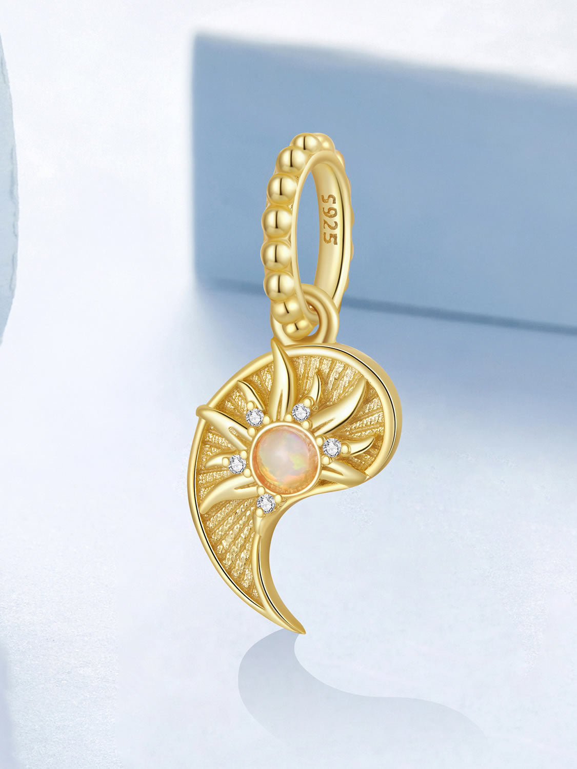 Pandantiv din Argint Solar Bloom