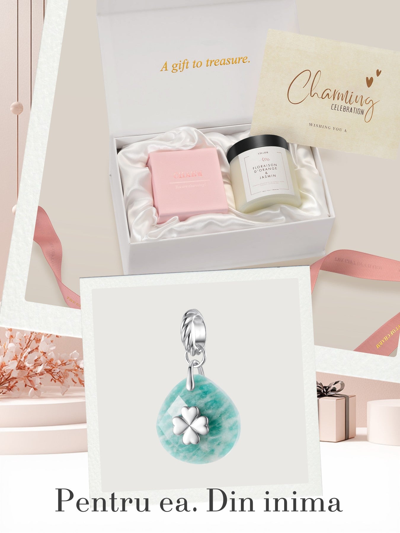 Set Cadou Amazonit Lucky Bloom