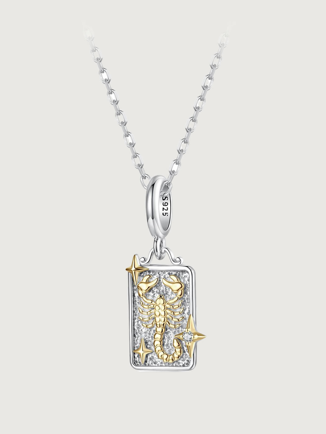 Colier din Argint Zodiac Scorpio Intuition