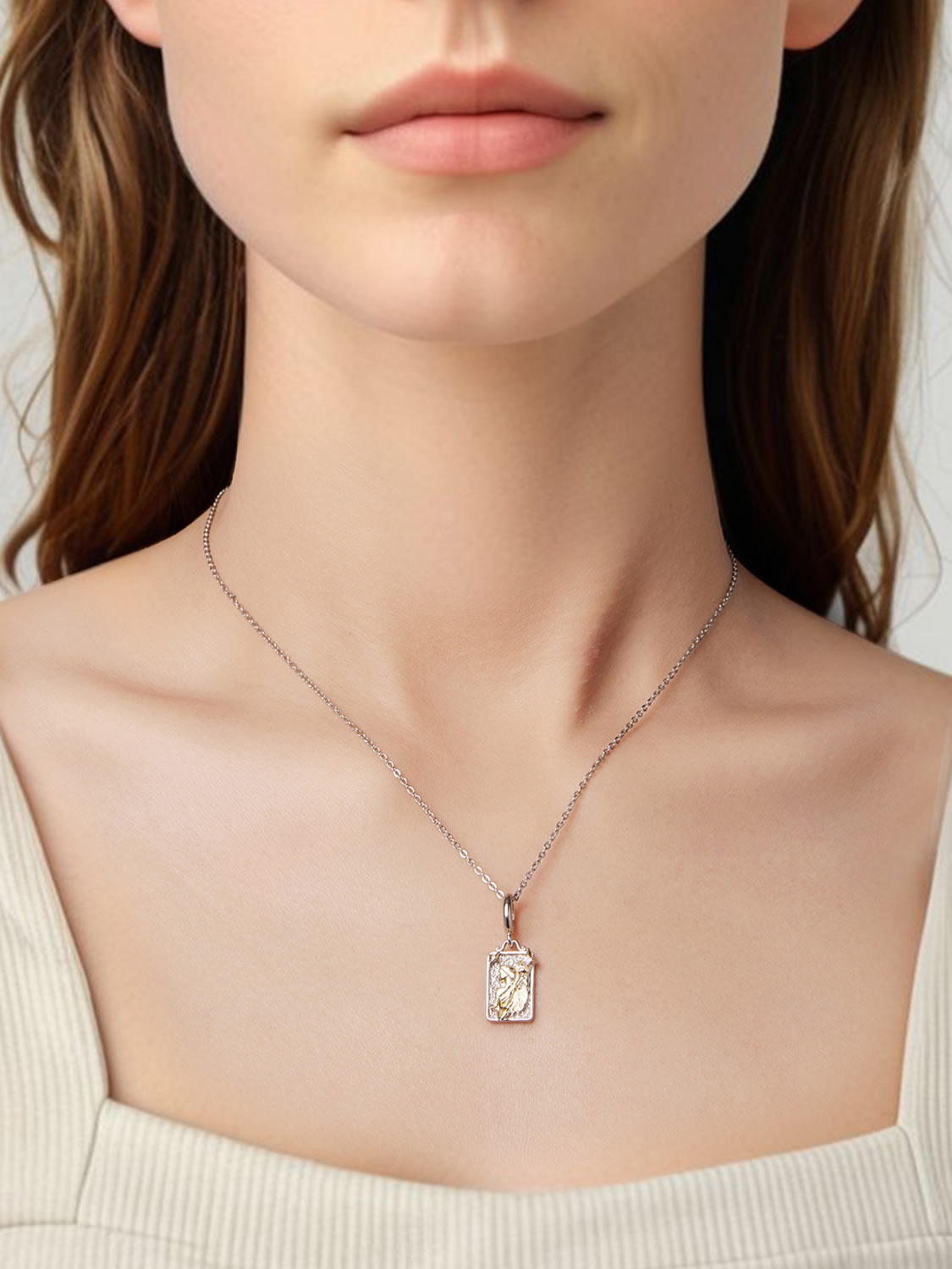 Colier din Argint Zodiac Virgo Grace