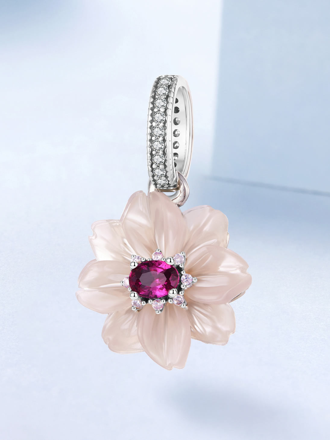 Colier din Argint Blush Bloom