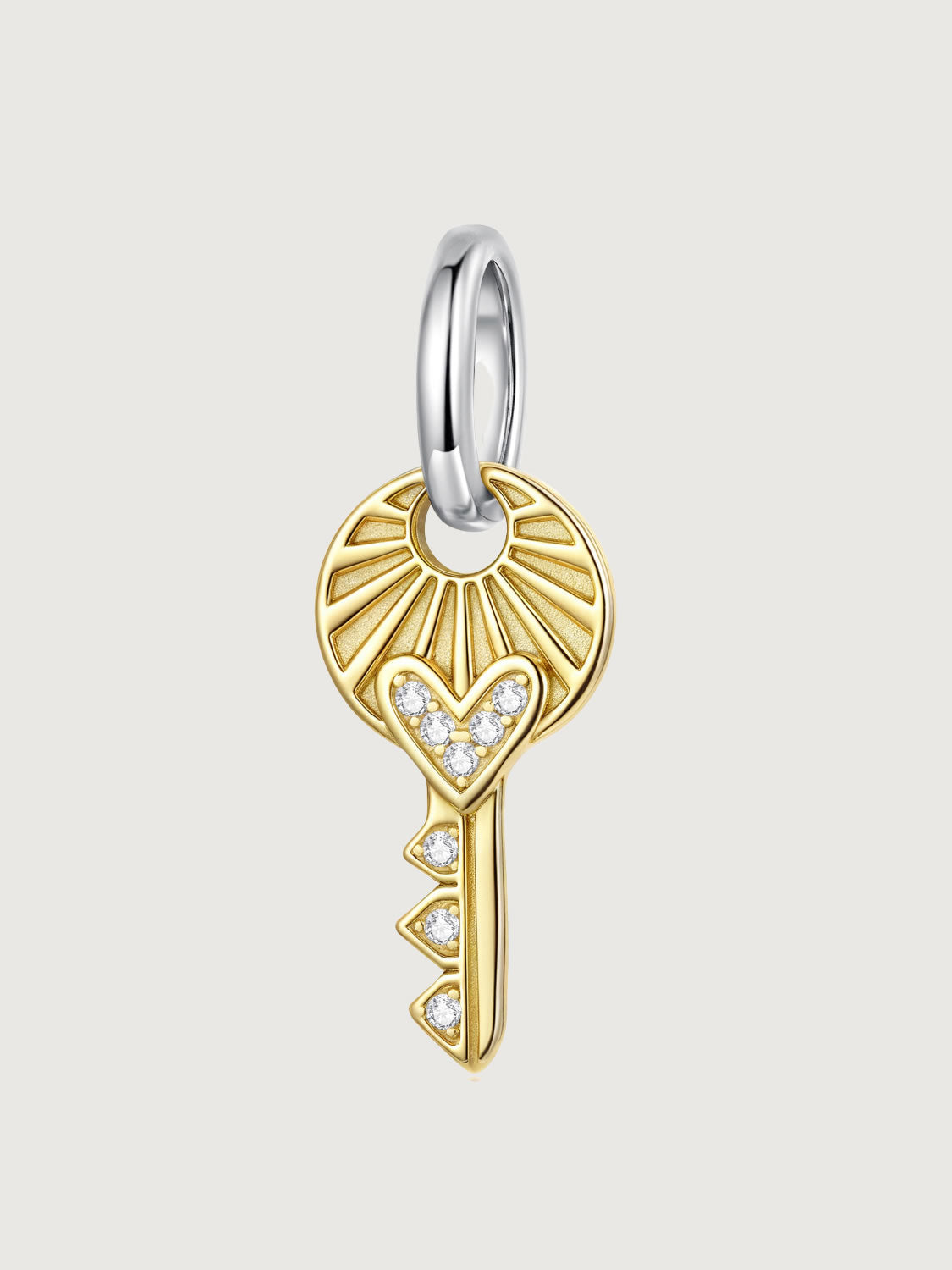 Pandantiv din Argint Golden Key of Love