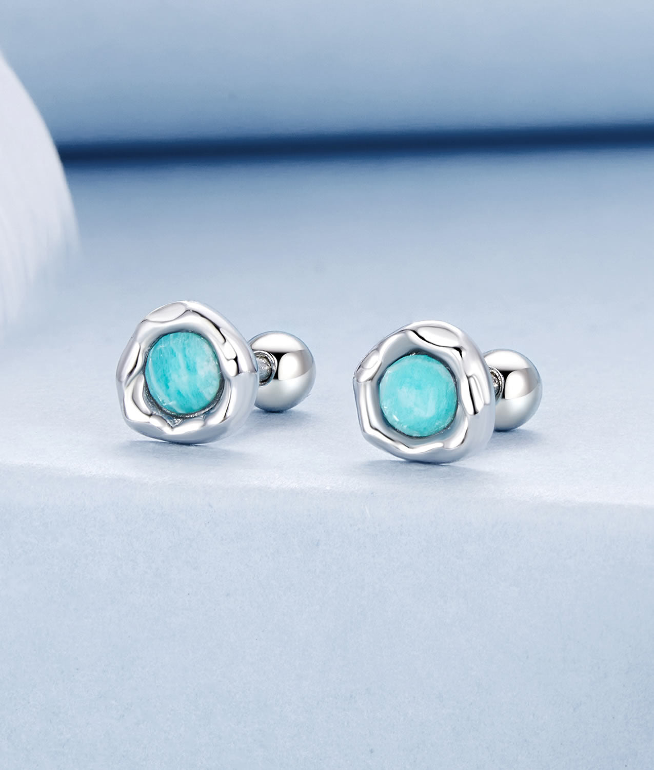 Cercei din Argint Ocean Bloom