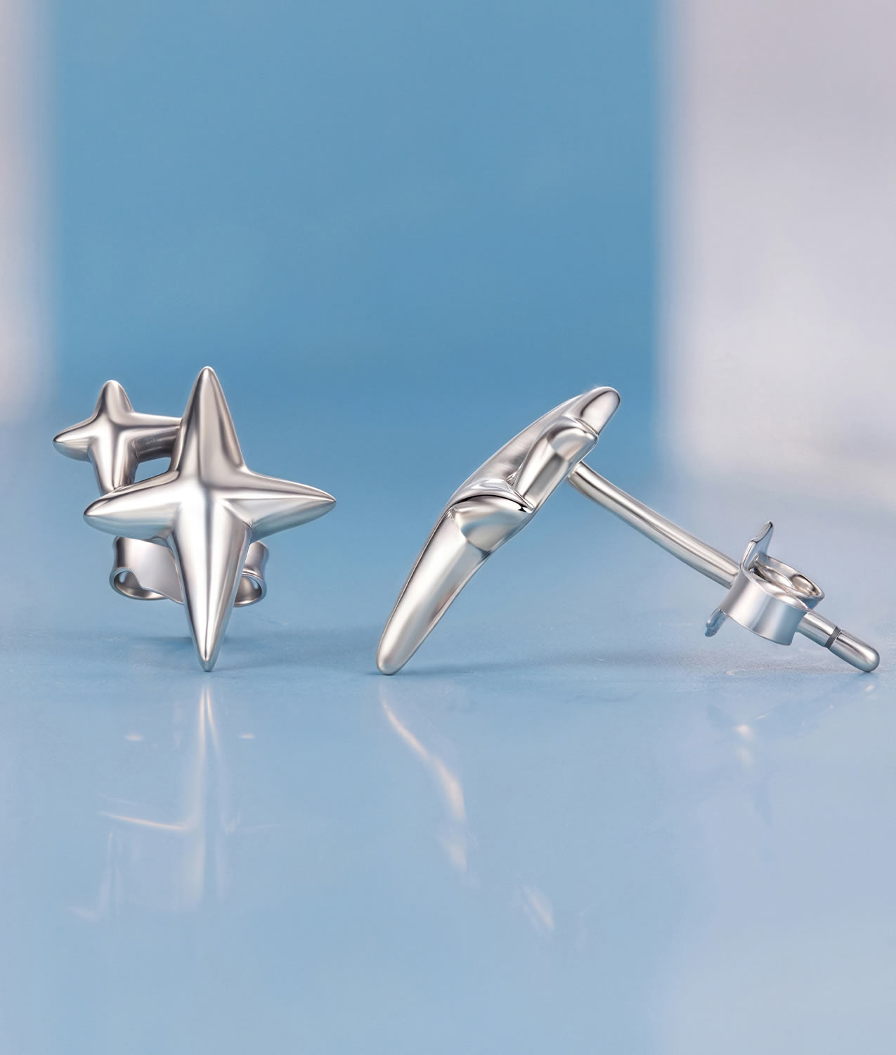 Cercei din Argint Stellar Duo