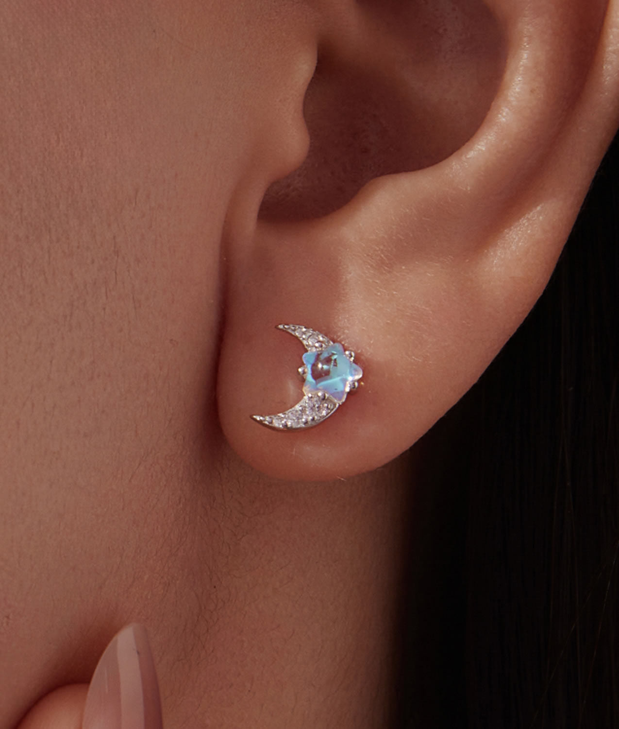 Cercei din Argint Moonlit Harmony