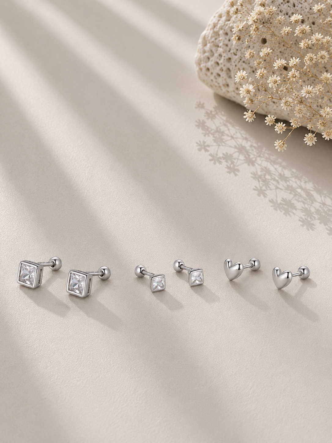 Cercei din Argint Set Versatile Elegance