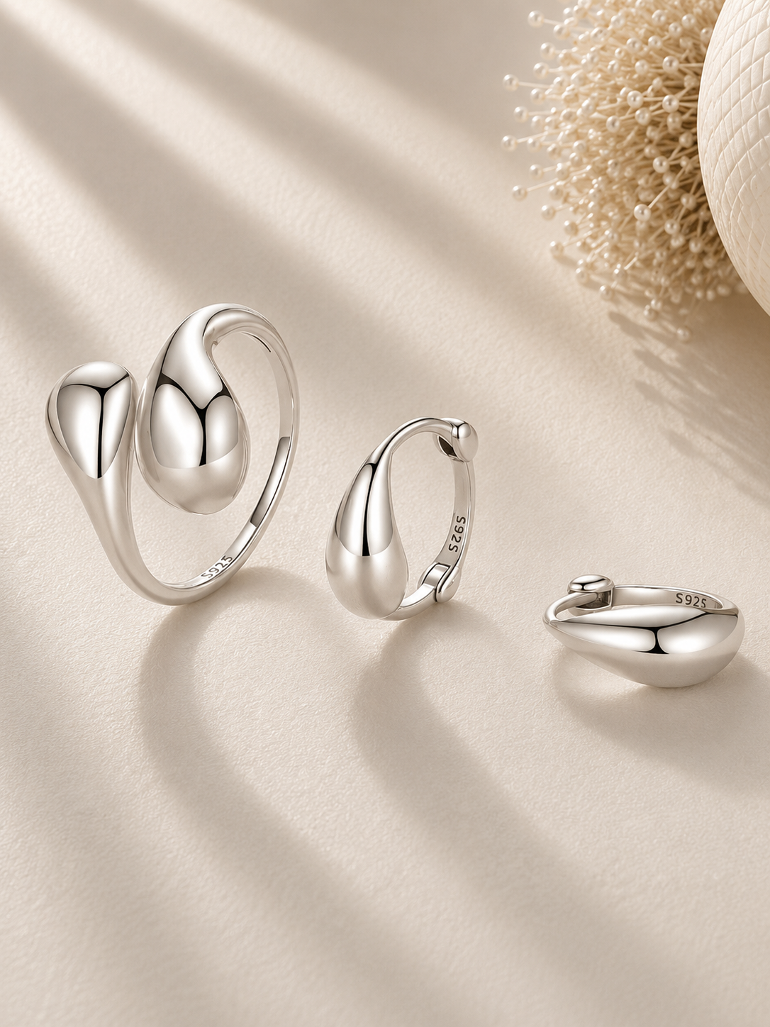 Inel din Argint Silver Flow