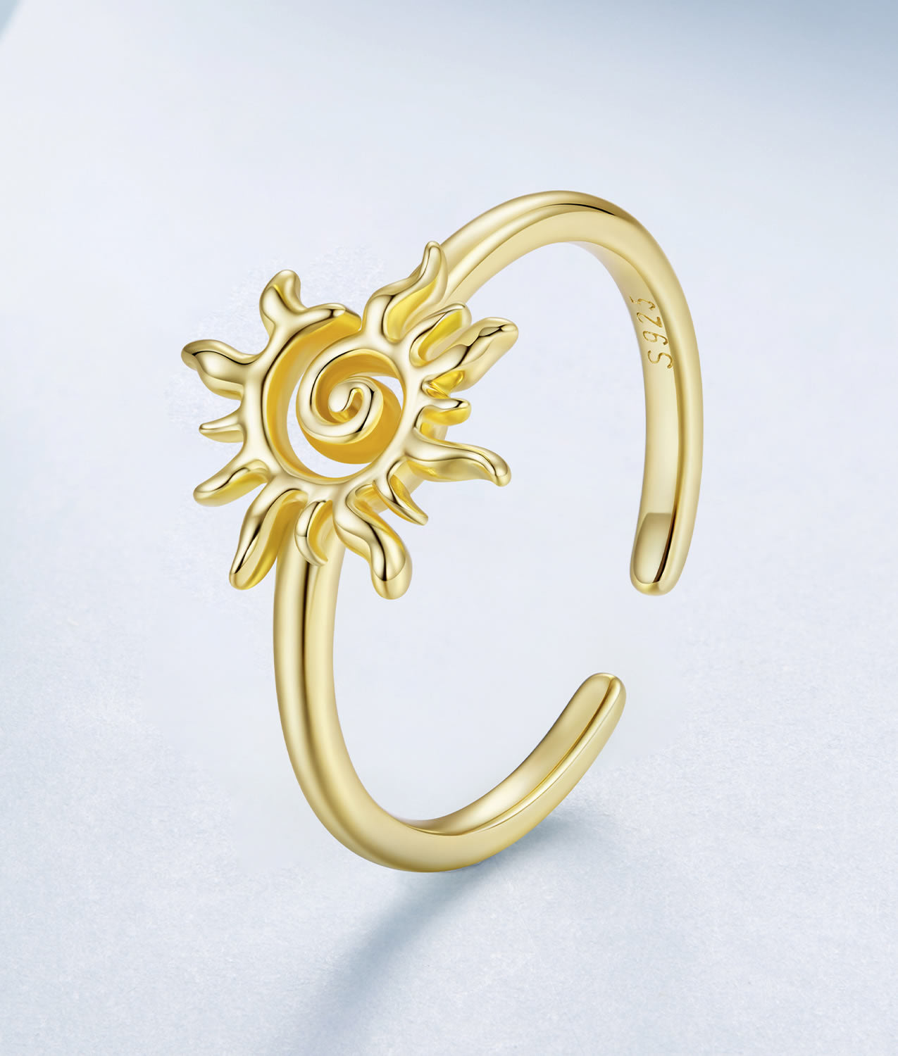 Inel din Argint Golden Sunbeam