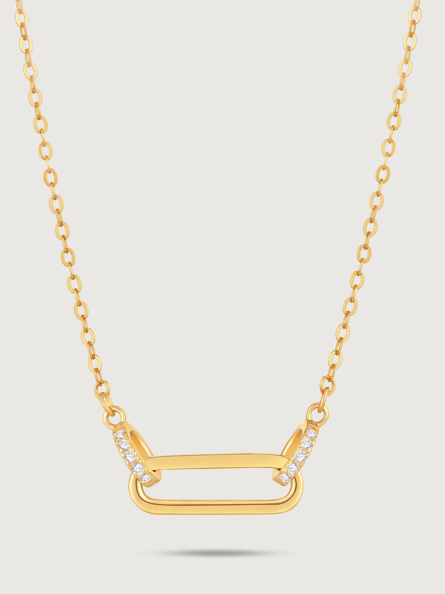 Colier din Argint Gold Linked Radiance