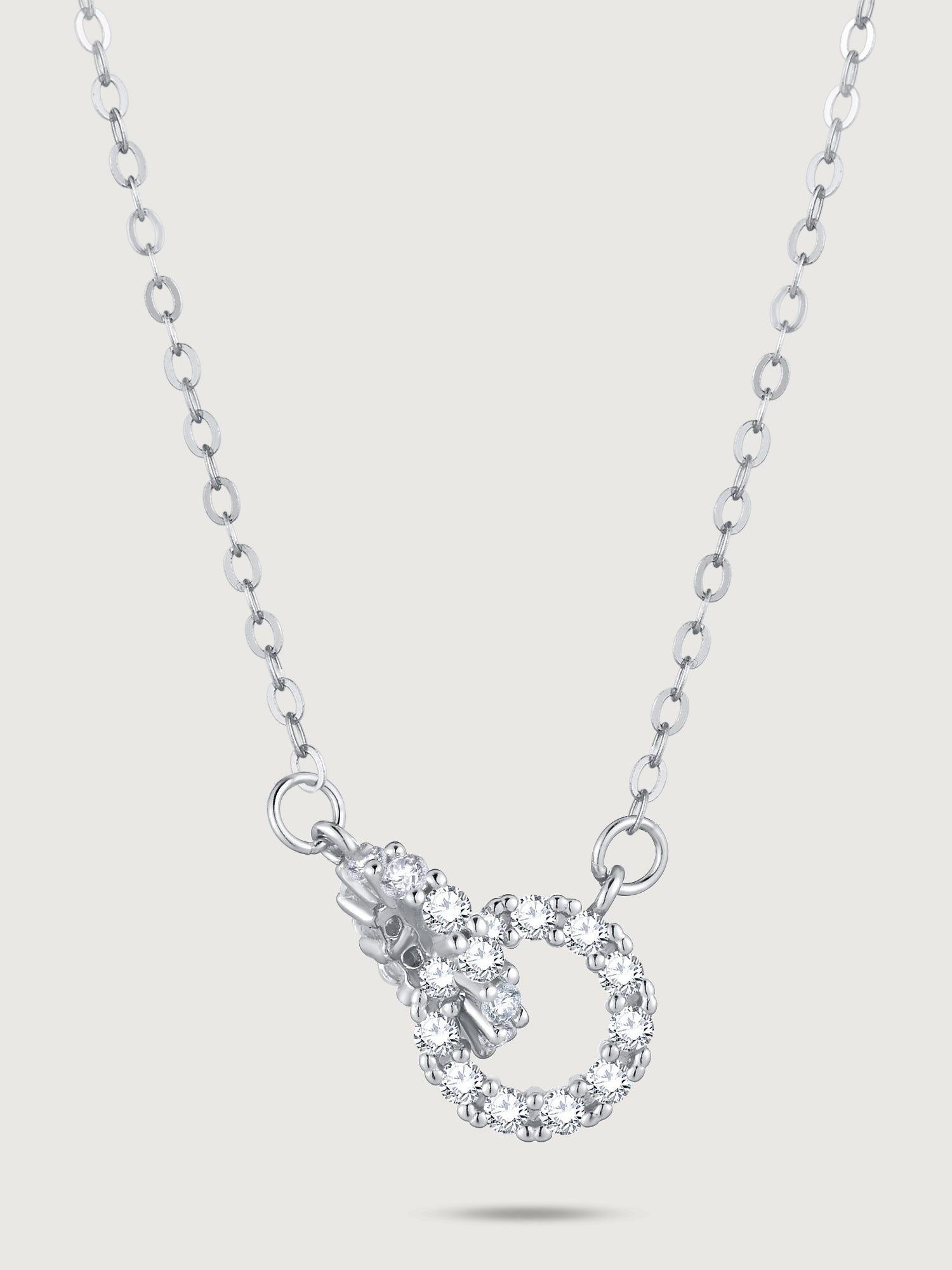 Colier din Argint Silver Eternal Loop Sparkle