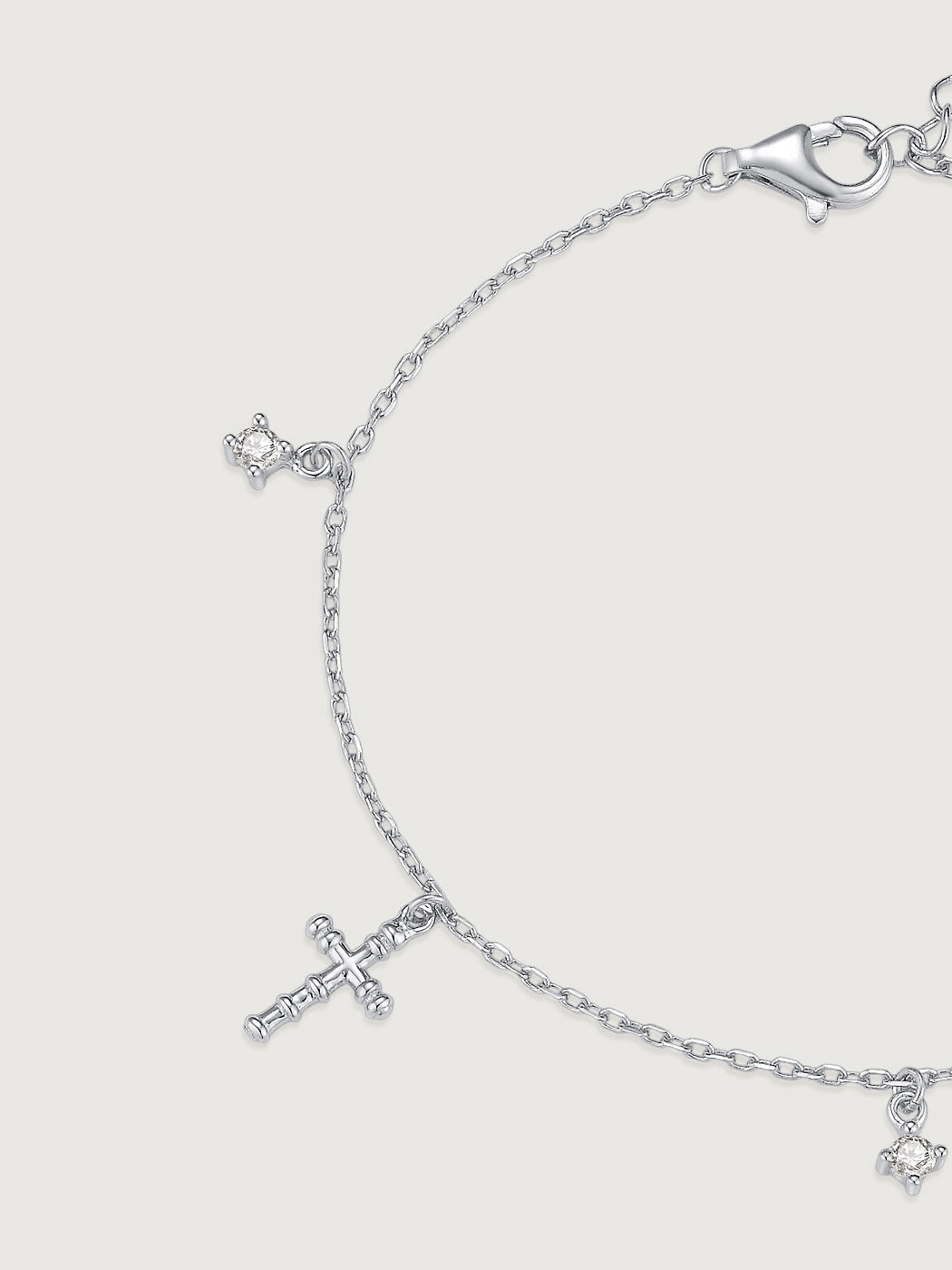 Bratara din Argint Silver Divine Cross Charms