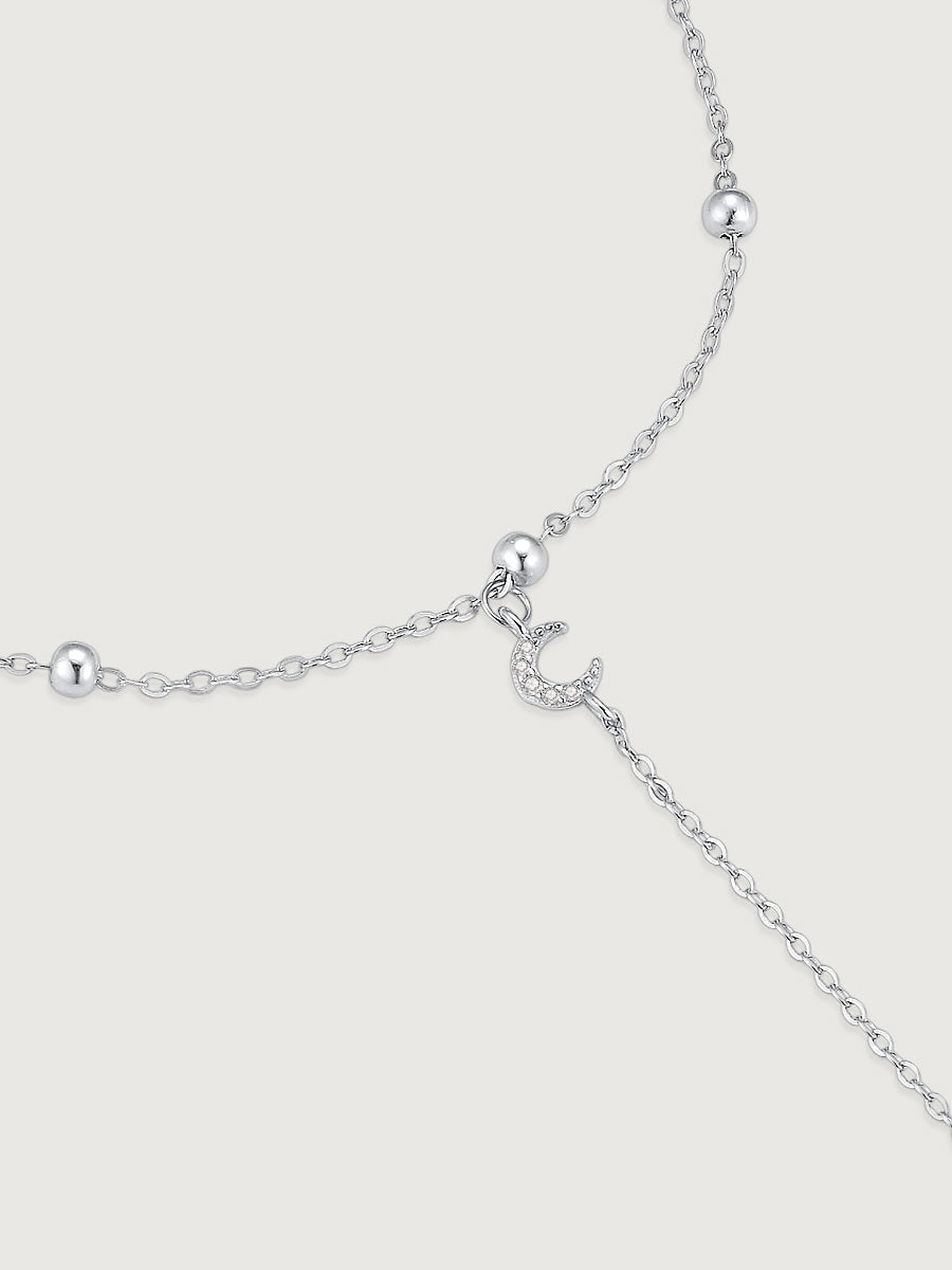 Bratara din Argint Silver Celestial Moon & Star