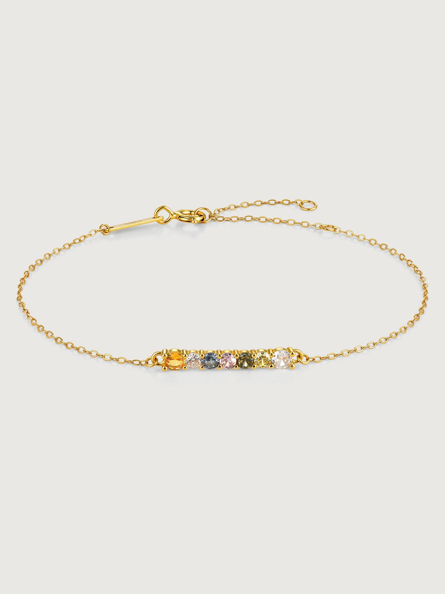 Bratara din Argint Gold Prism Glow