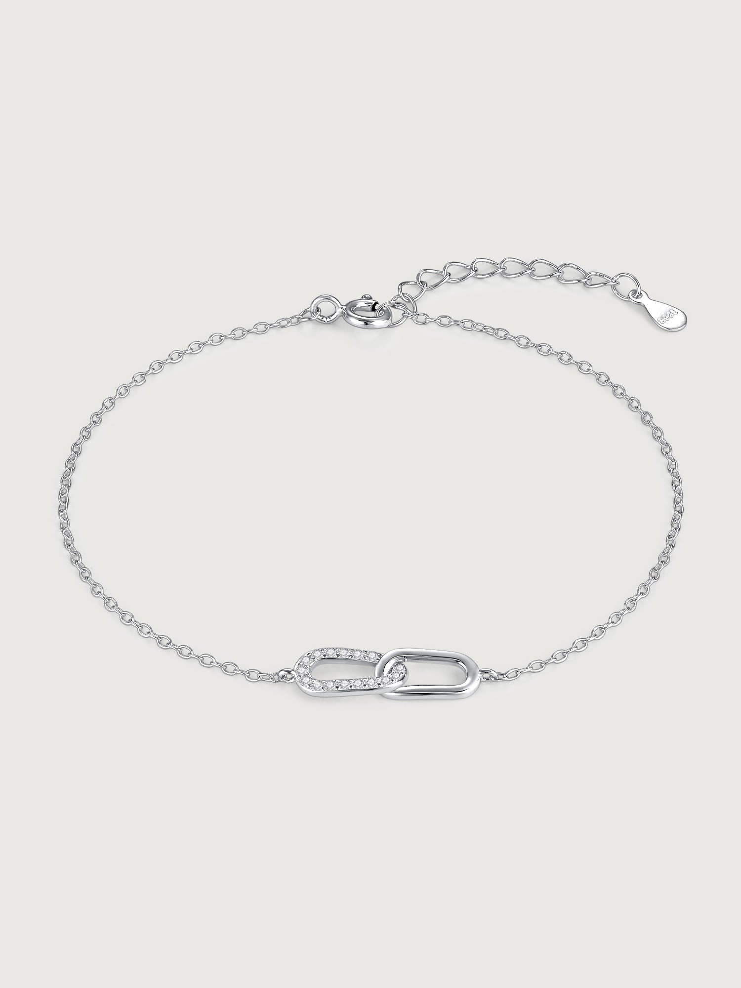 Bratara din Argint Silver Linked Radiance