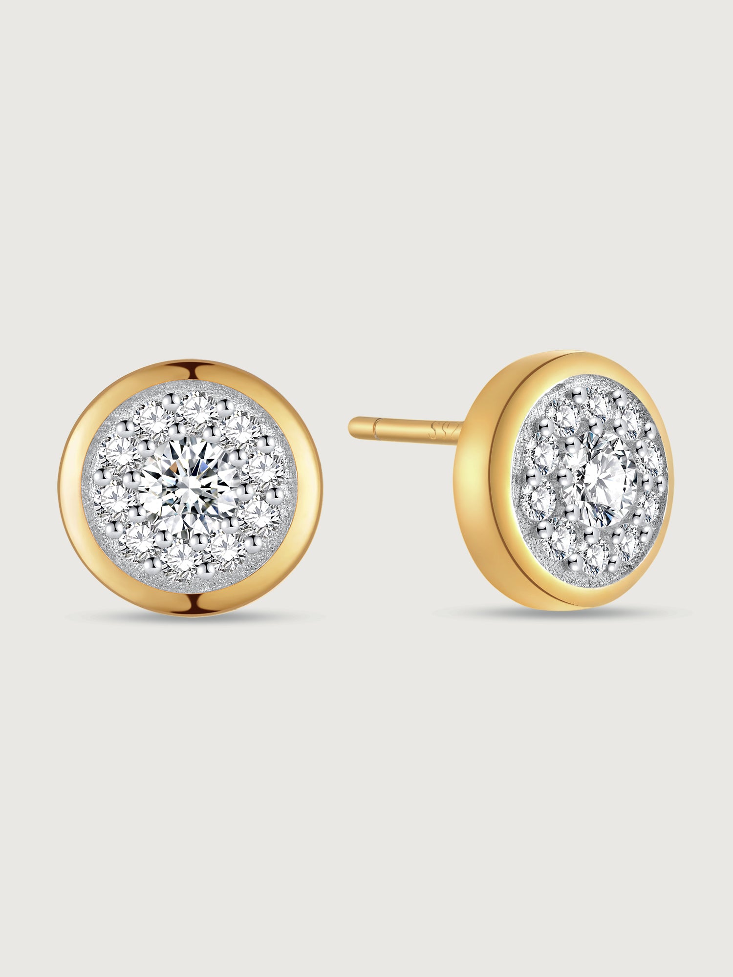 Cercei din Argint Gold Timeless Aura