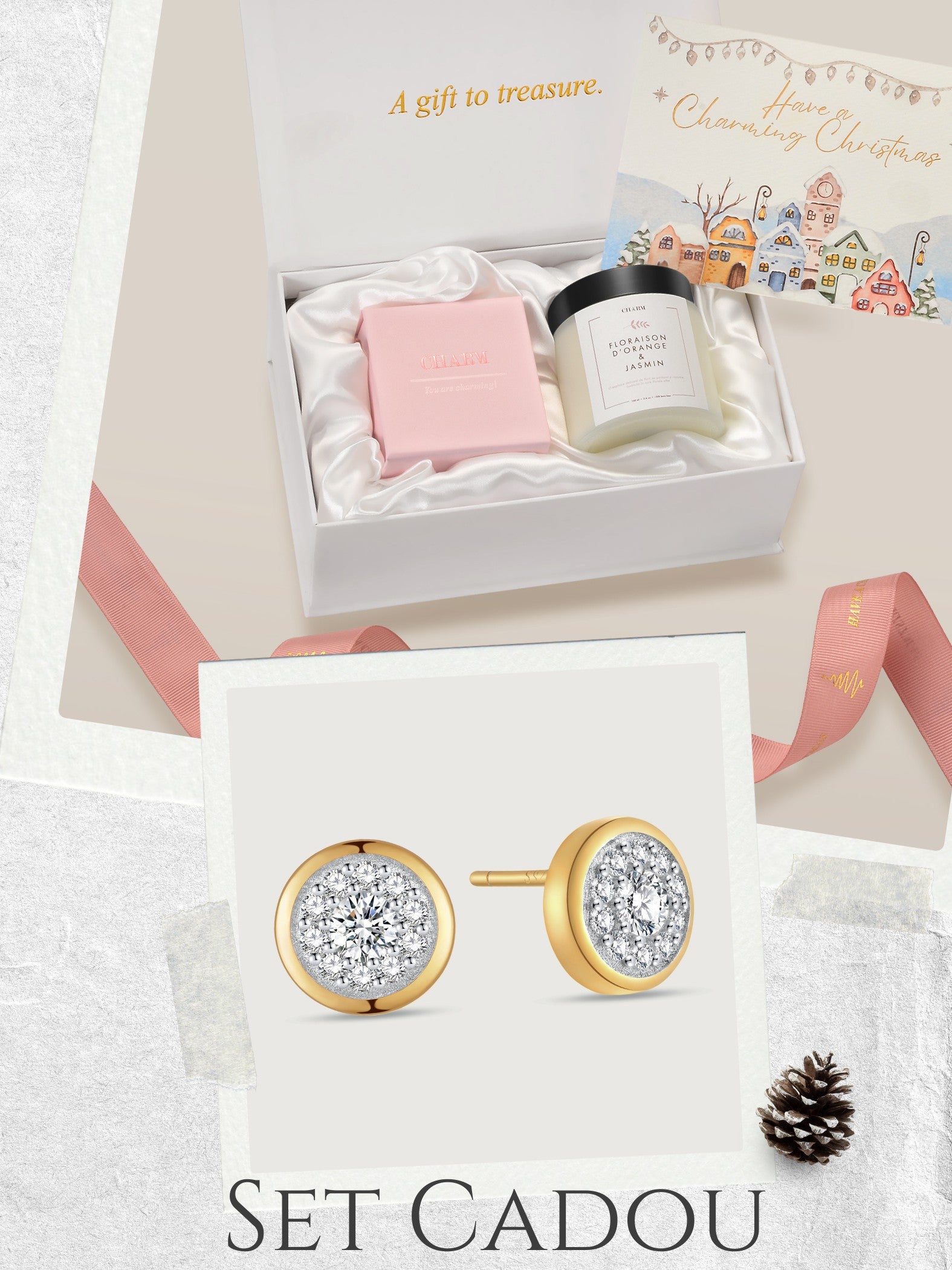 Set Cadou Gold Timeless Aura