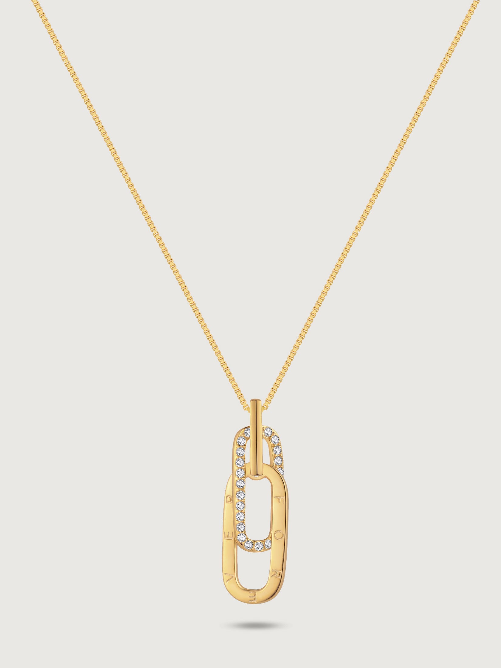 Colier din Argint Gold Eternal Links