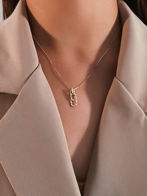 Colier din Argint Gold Eternal Links