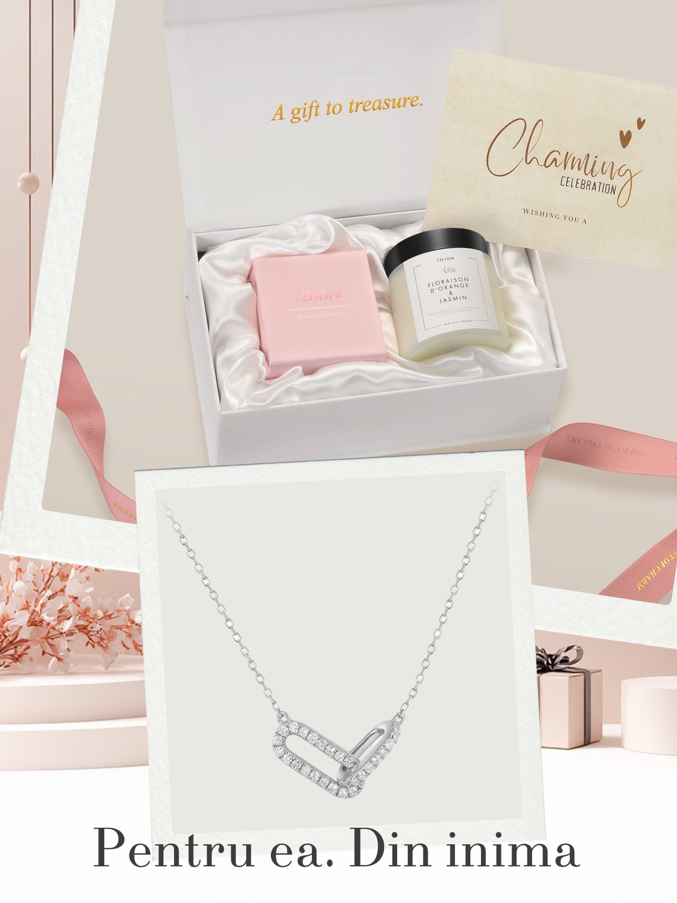 Set Cadou Silver Radiant Unity