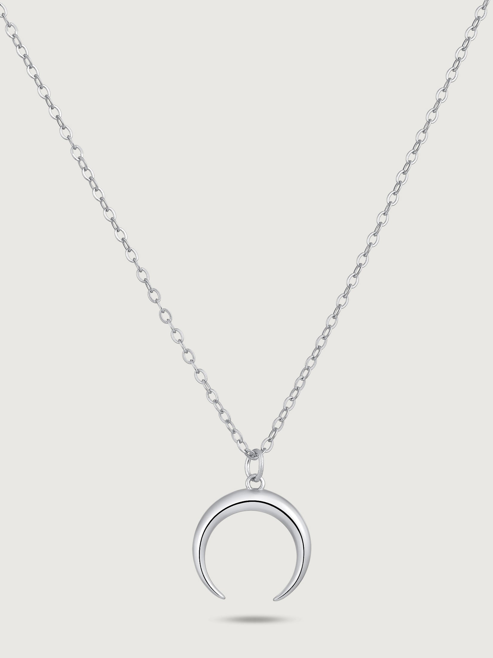 Colier din Argint Silver Lunar Crescent