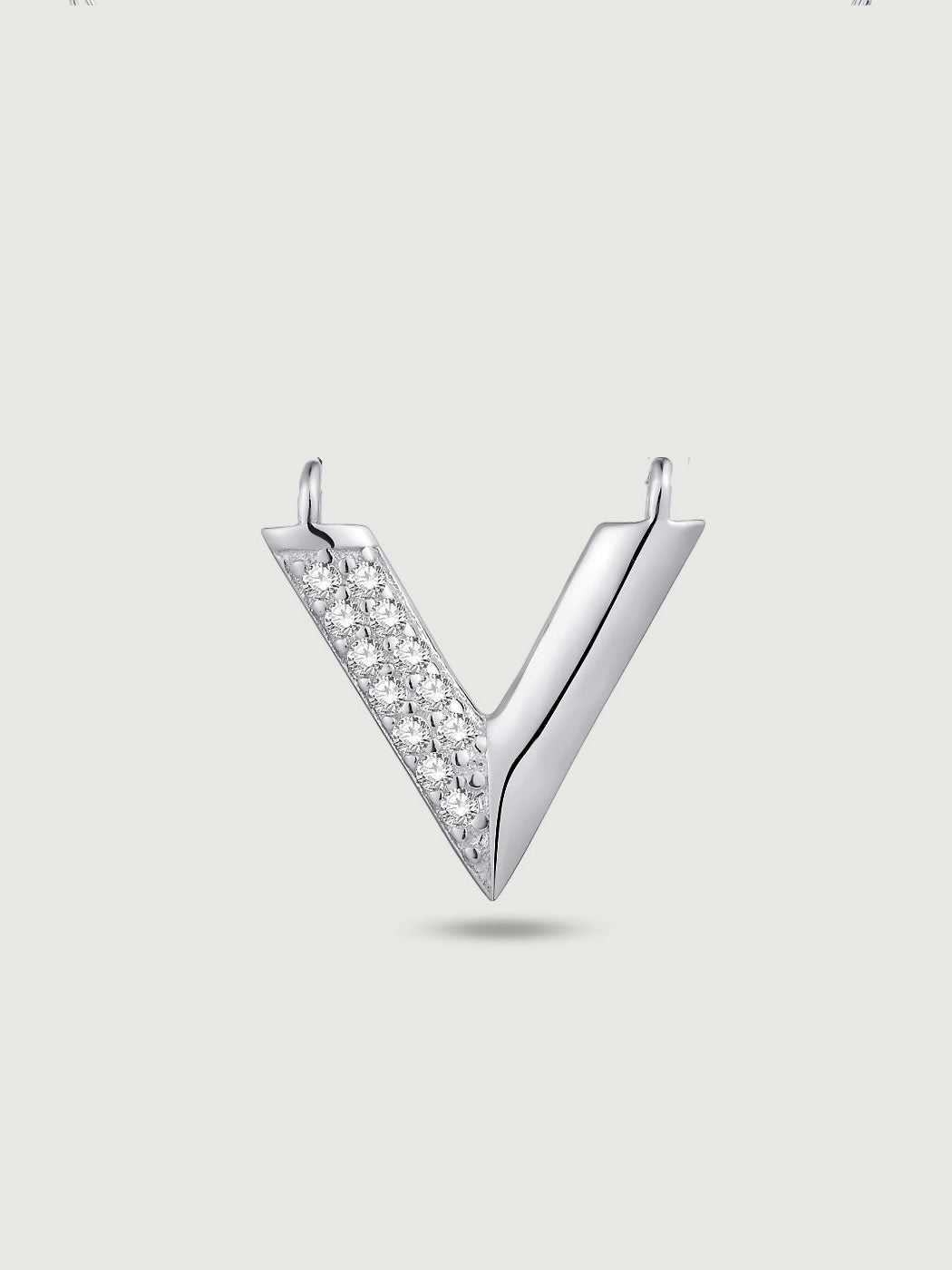 Colier din Argint Silver V-Shaped Sparkle