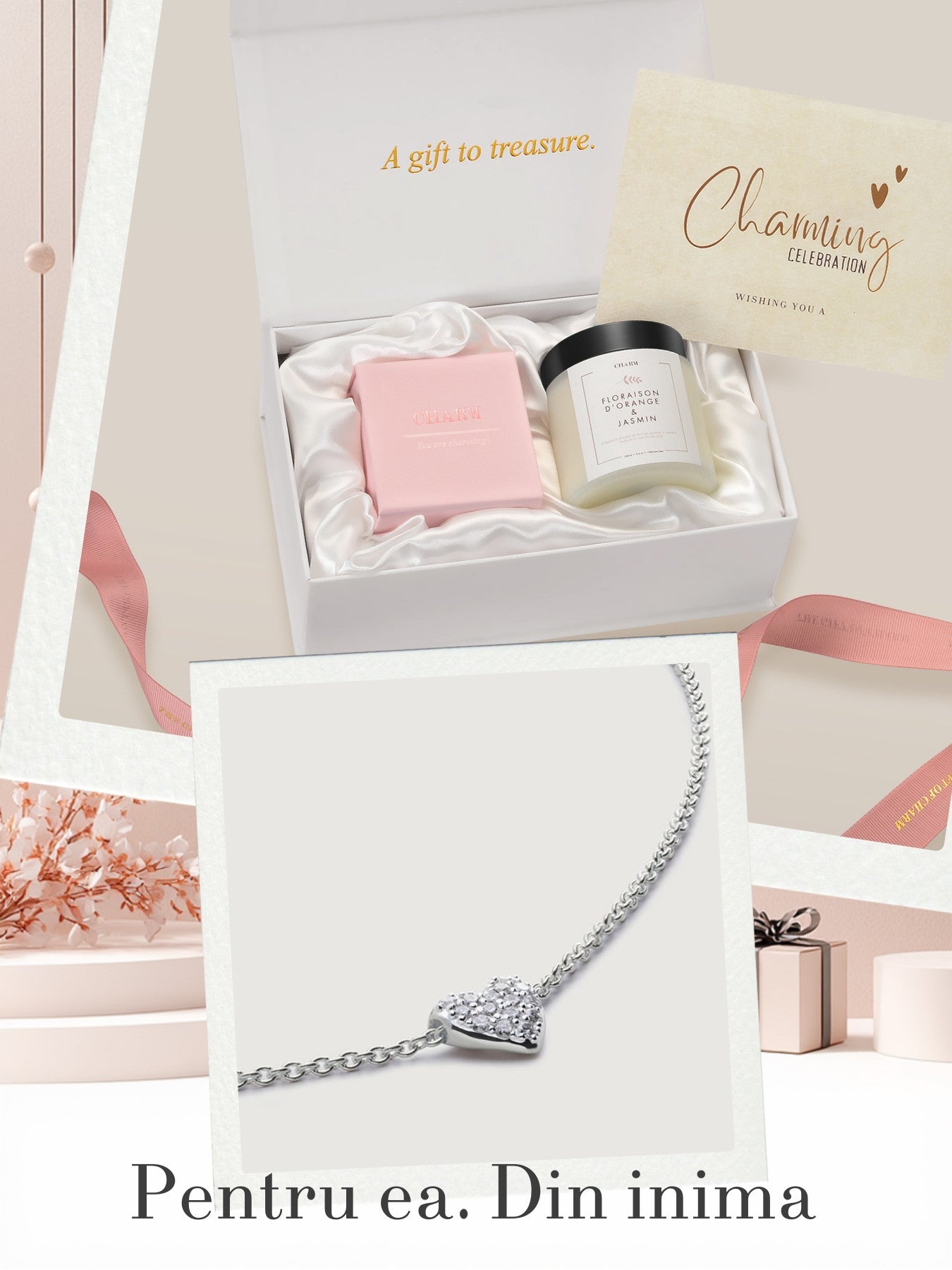 Set Cadou Silver Petit Cœur