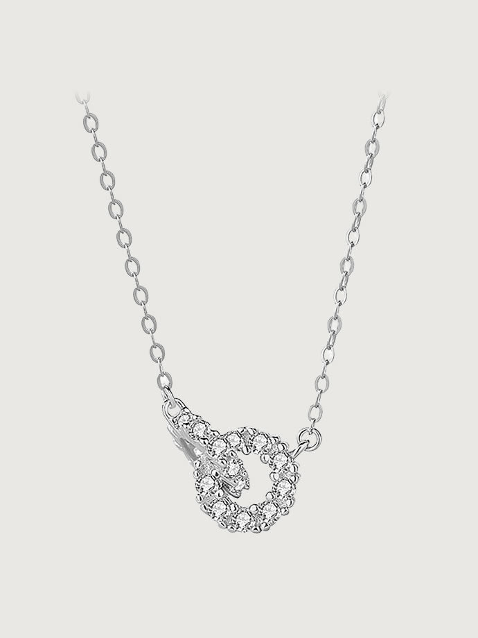 Colier din Argint Silver Eternal Loop Sparkle