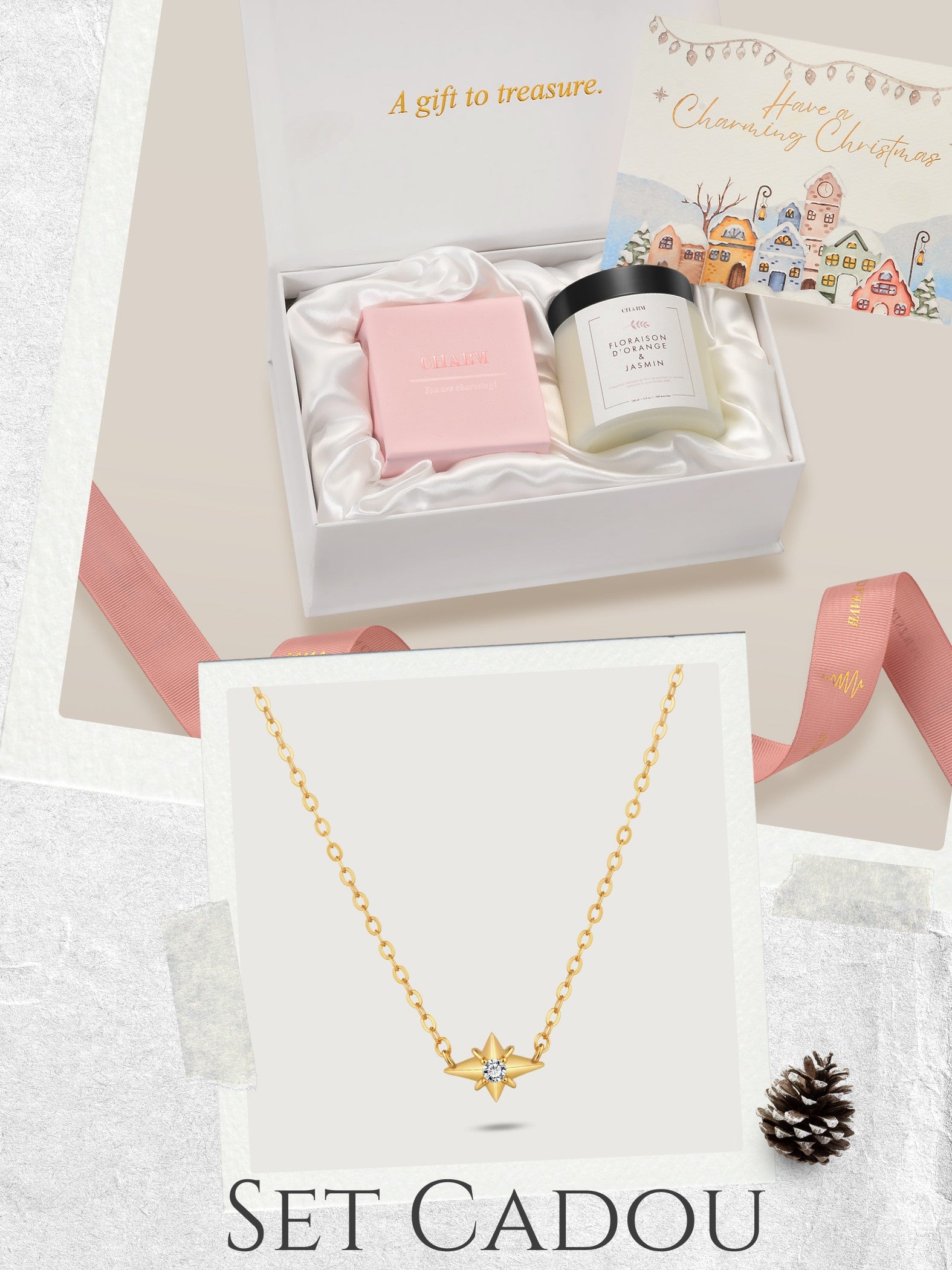 Set Cadou Gold North Star Mini