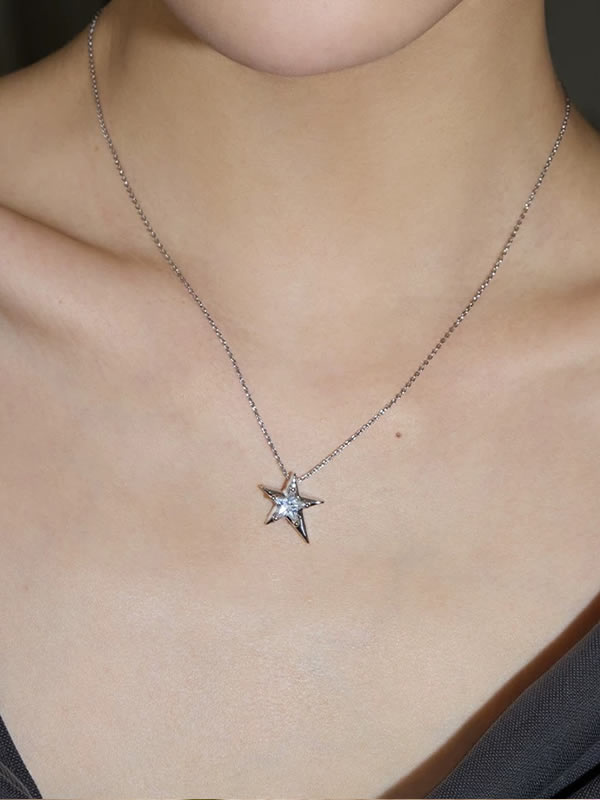 Colier din Argint Silver Starlit Charm