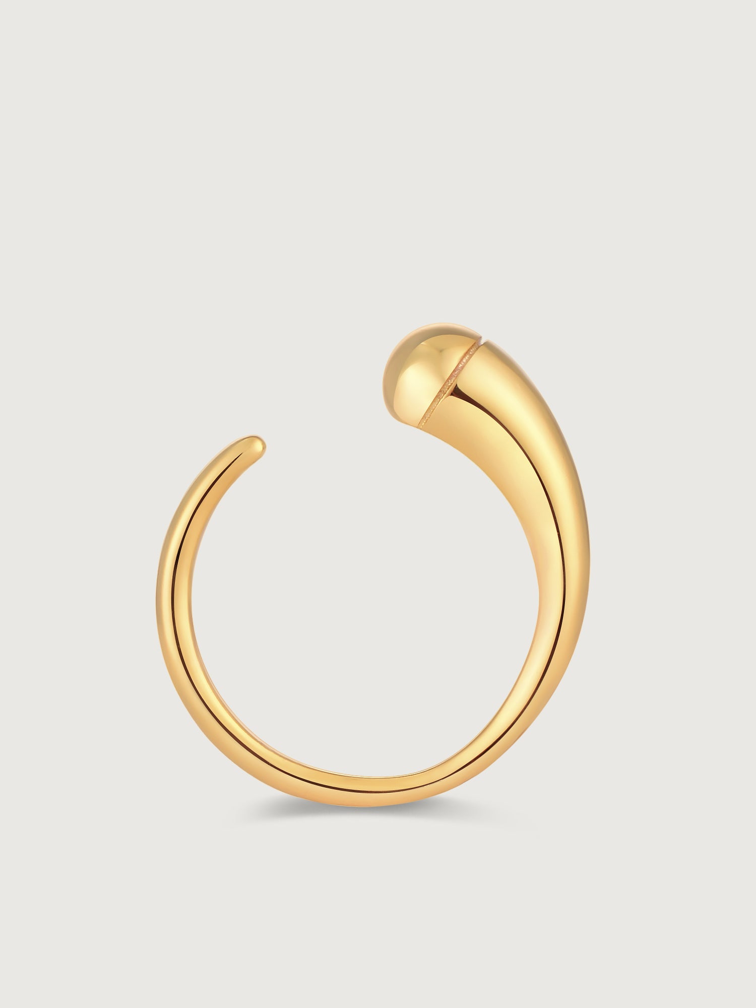 Inel din Argint Gold Fluid Unity