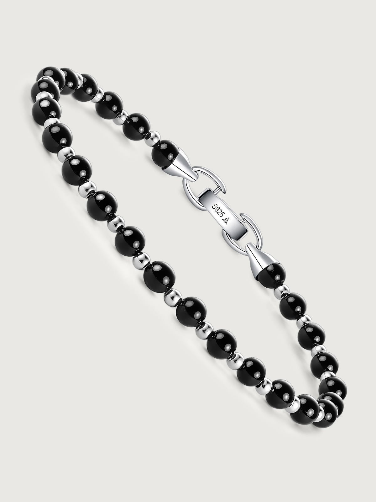 Bratara din Argint Men Black Onyx Equinox