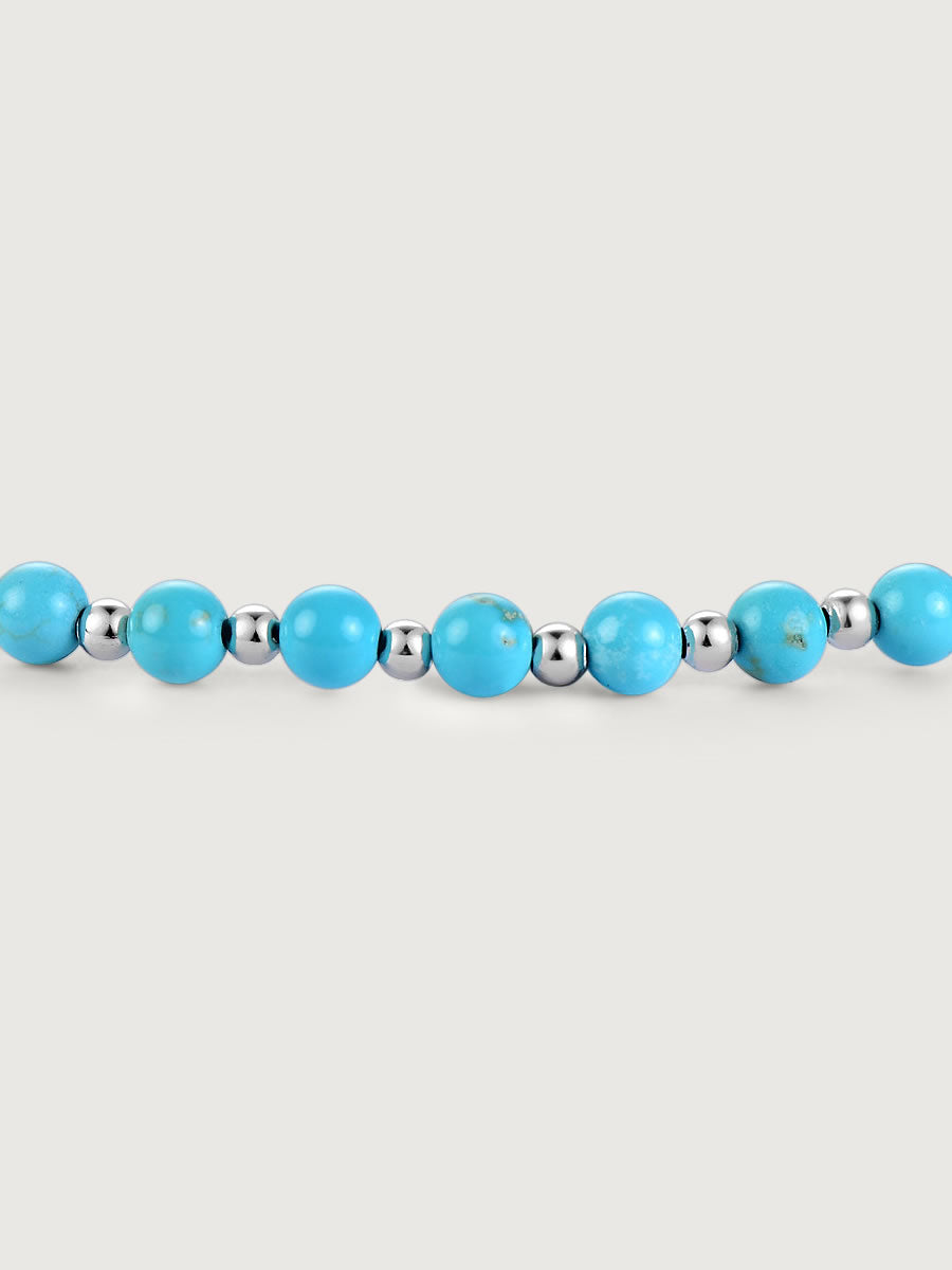 Bratara din Argint Men Turquoise Equinox