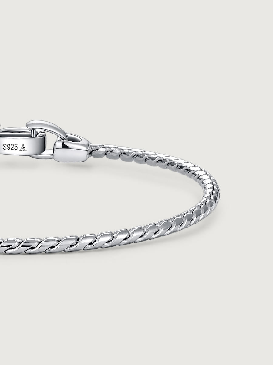 Bratara din Argint Men Argent Twist