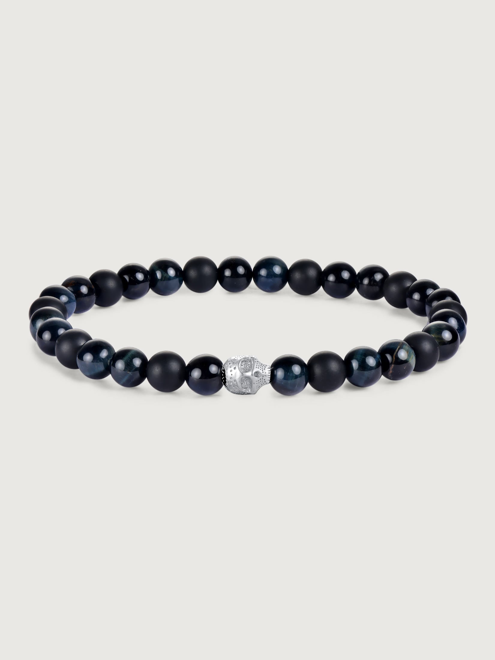 Bratara din Argint Men Midnight Skull