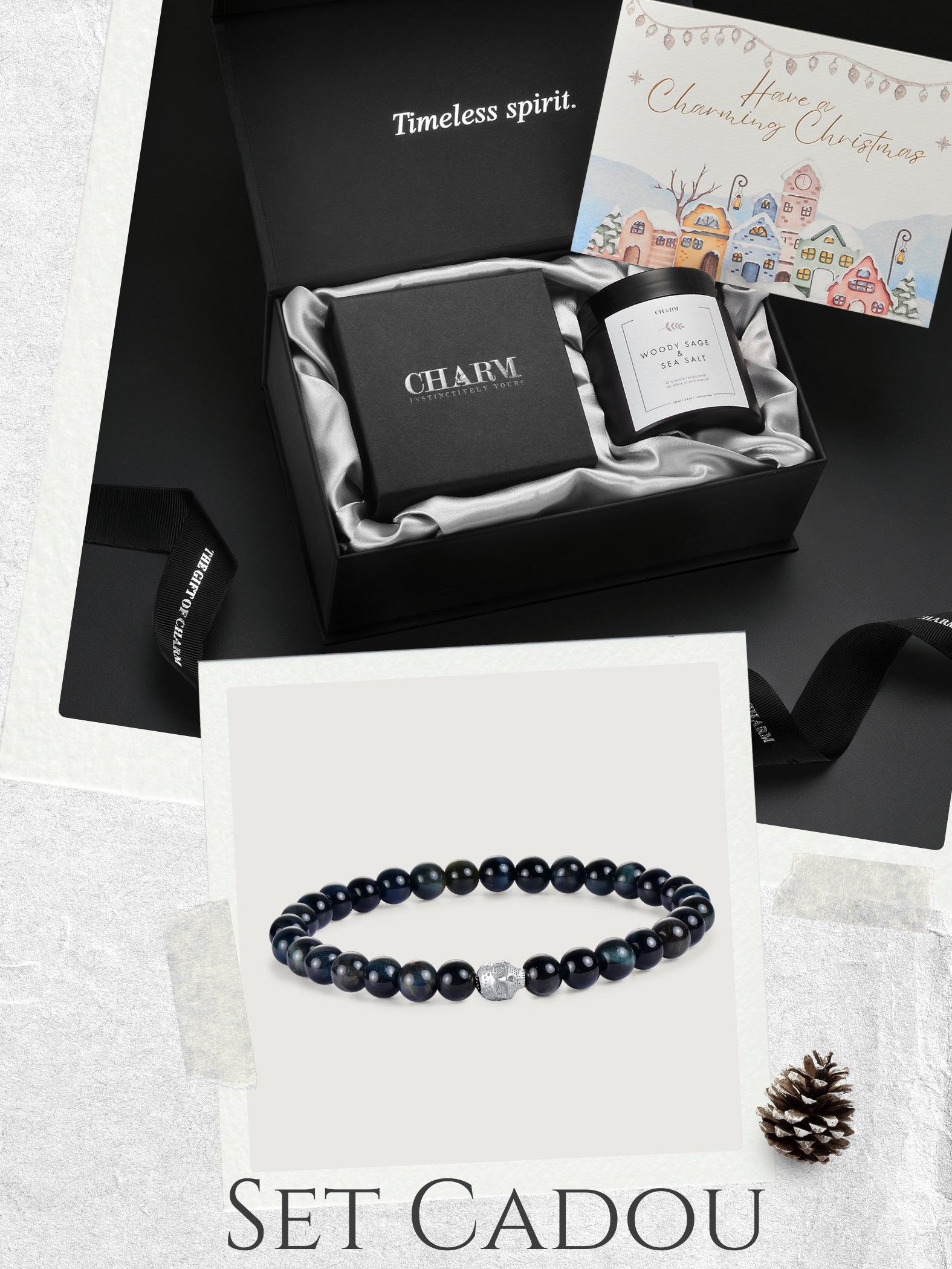 Set Cadou Men Skyfall Skull