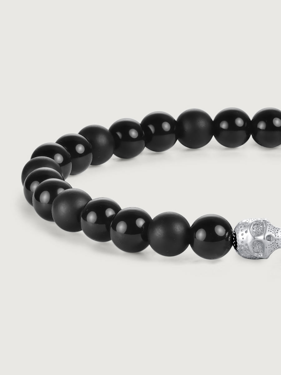 Bratara din Argint Men Shadow Skull