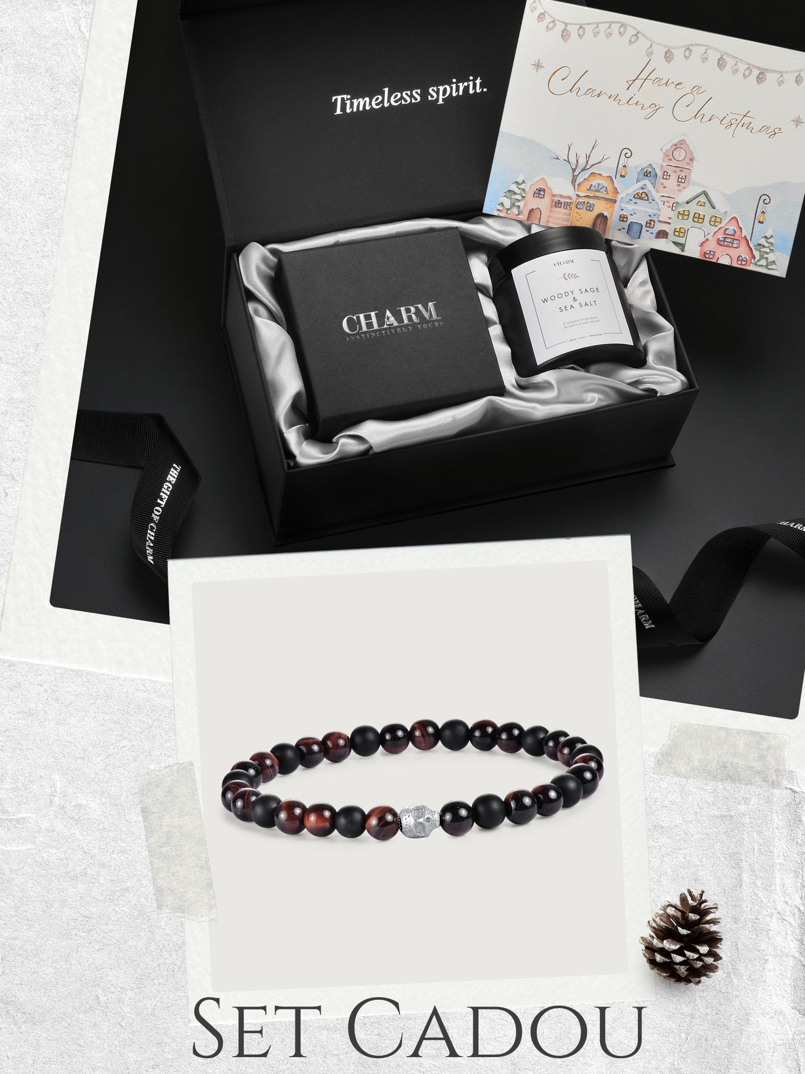 Set Cadou Men Ember Skull