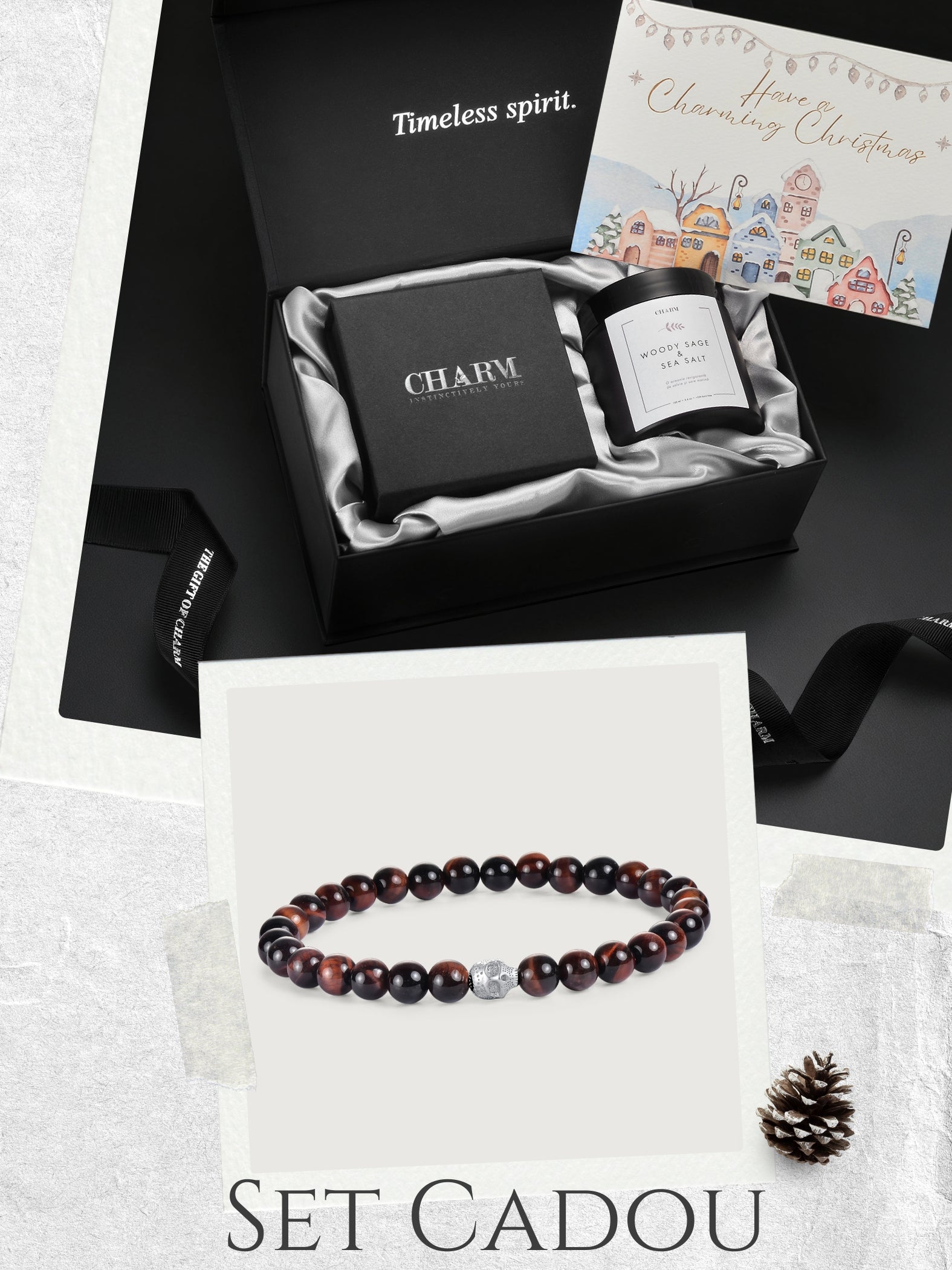 Set Cadou Men Crimson Skull