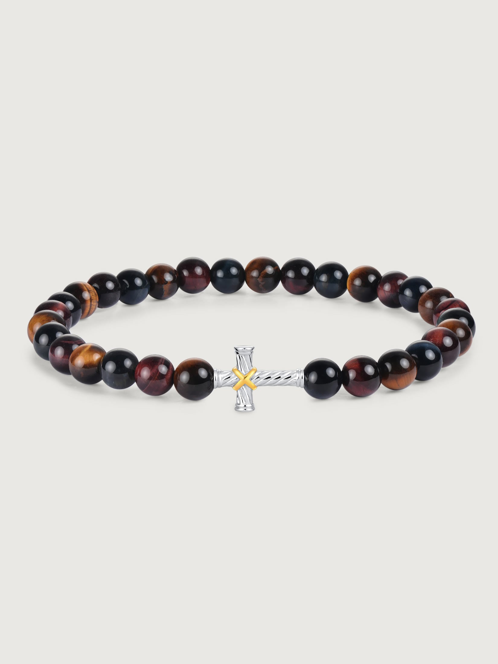 Bratara din Argint Men Spectrum Cross