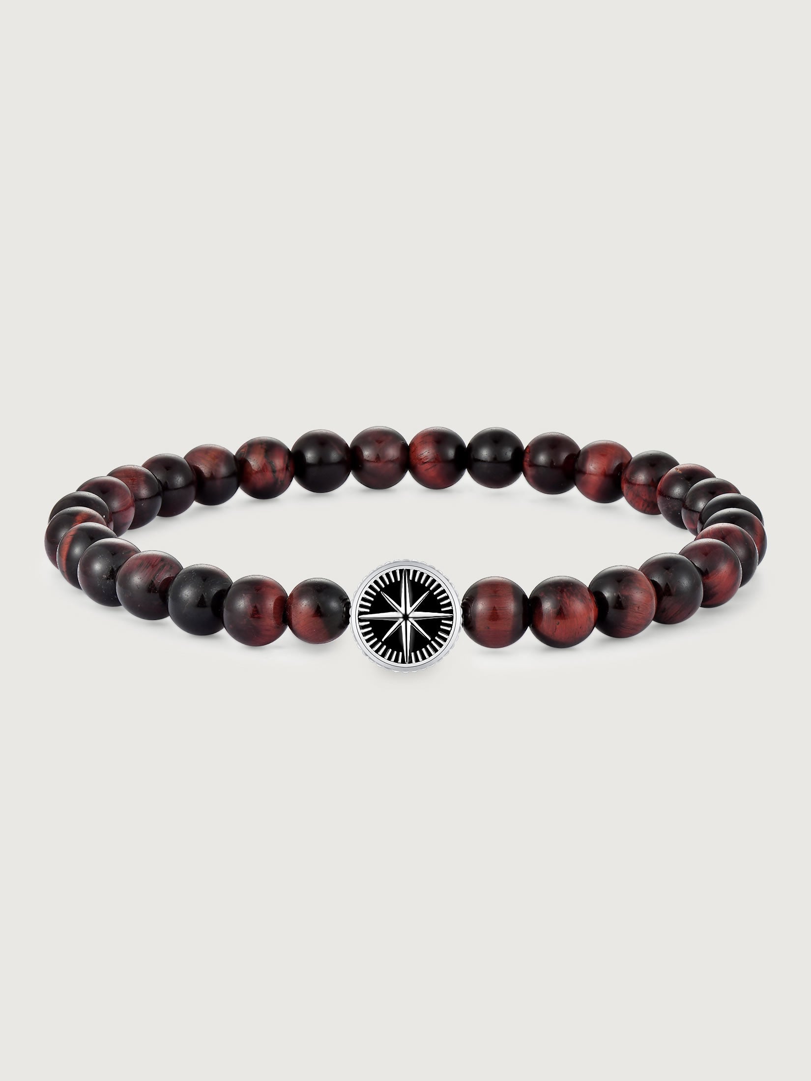 Bratara din Argint Men Crimson Compass