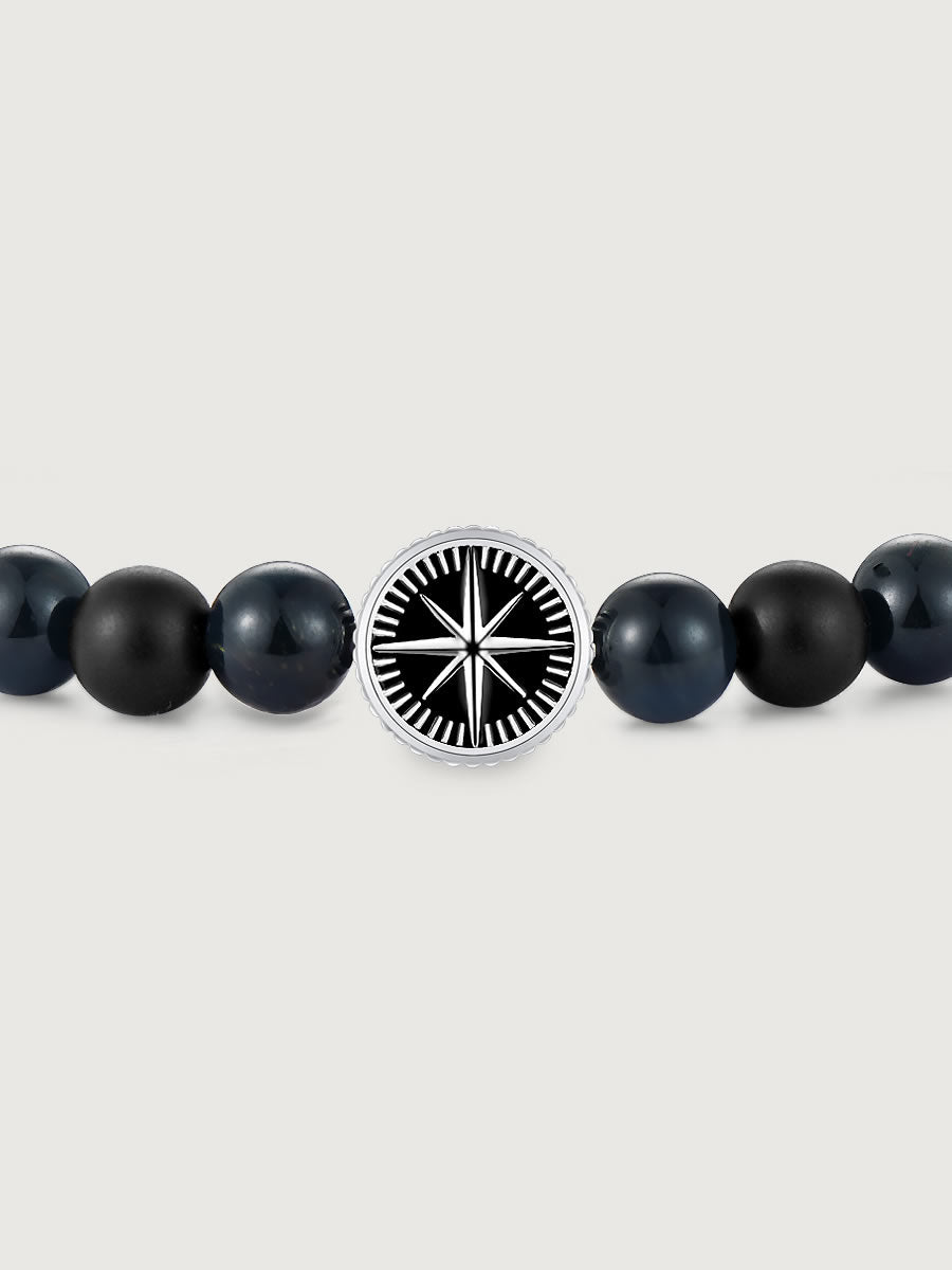 Bratara din Argint Men Midnight Compass