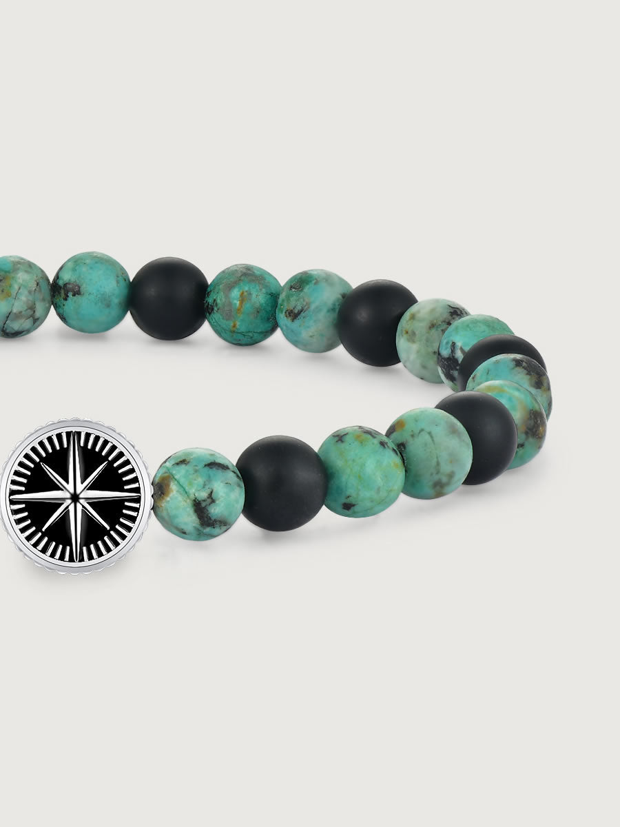 Bratara din Argint Men Nomad Compass