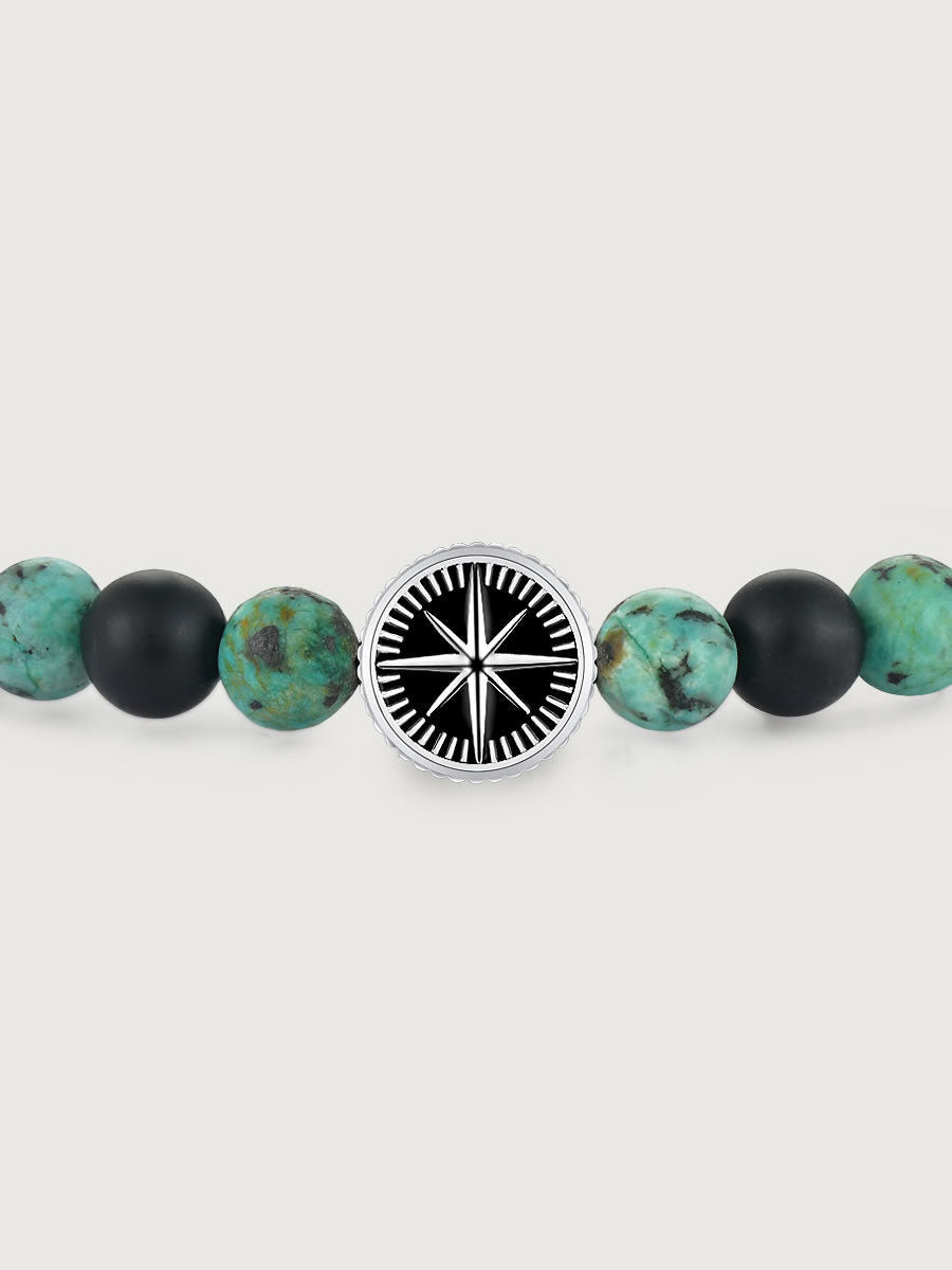 Bratara din Argint Men Nomad Compass