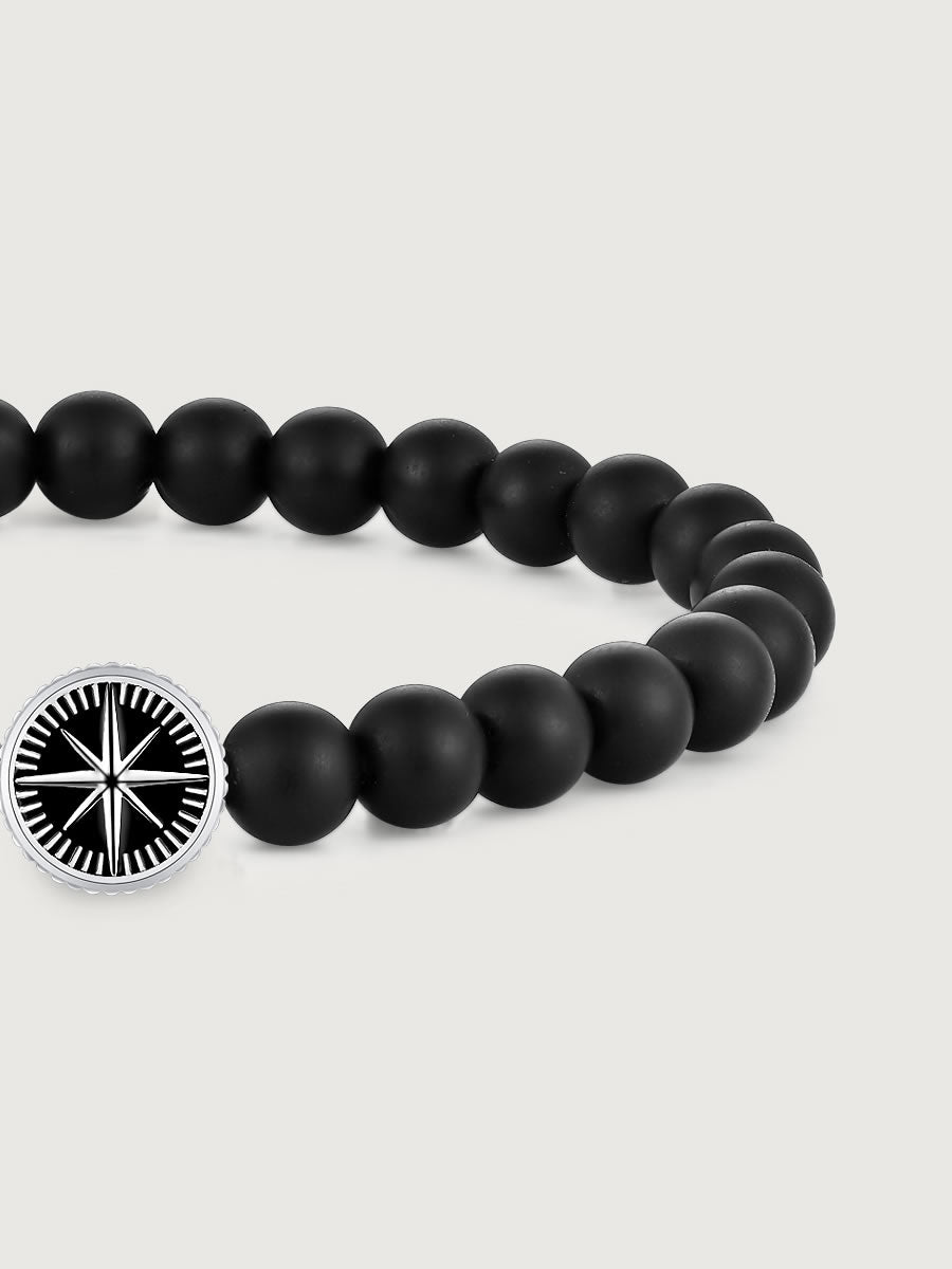 Bratara din Argint Men Nightfall Compass