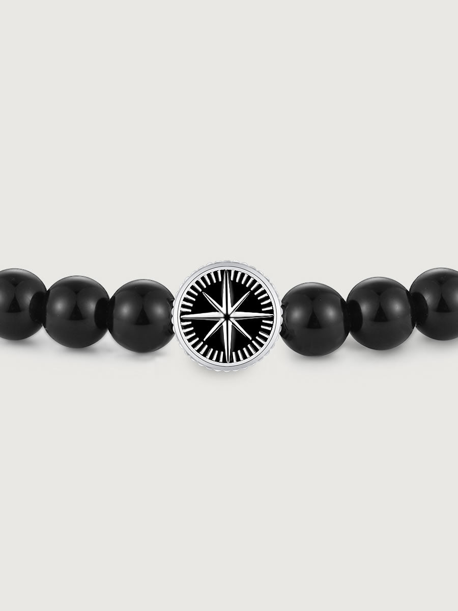 Bratara din Argint Men Eclipse Compass