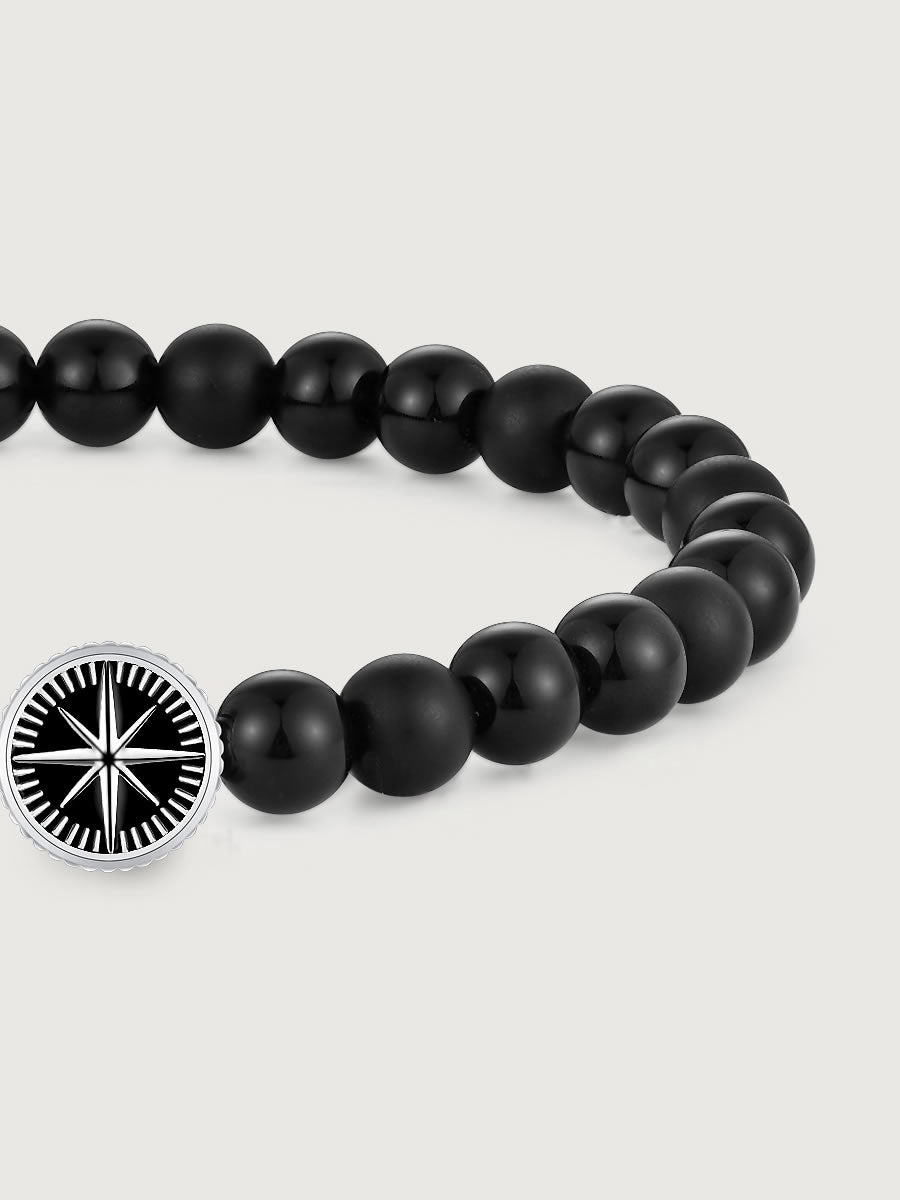 Bratara din Argint Men Shadow Compass