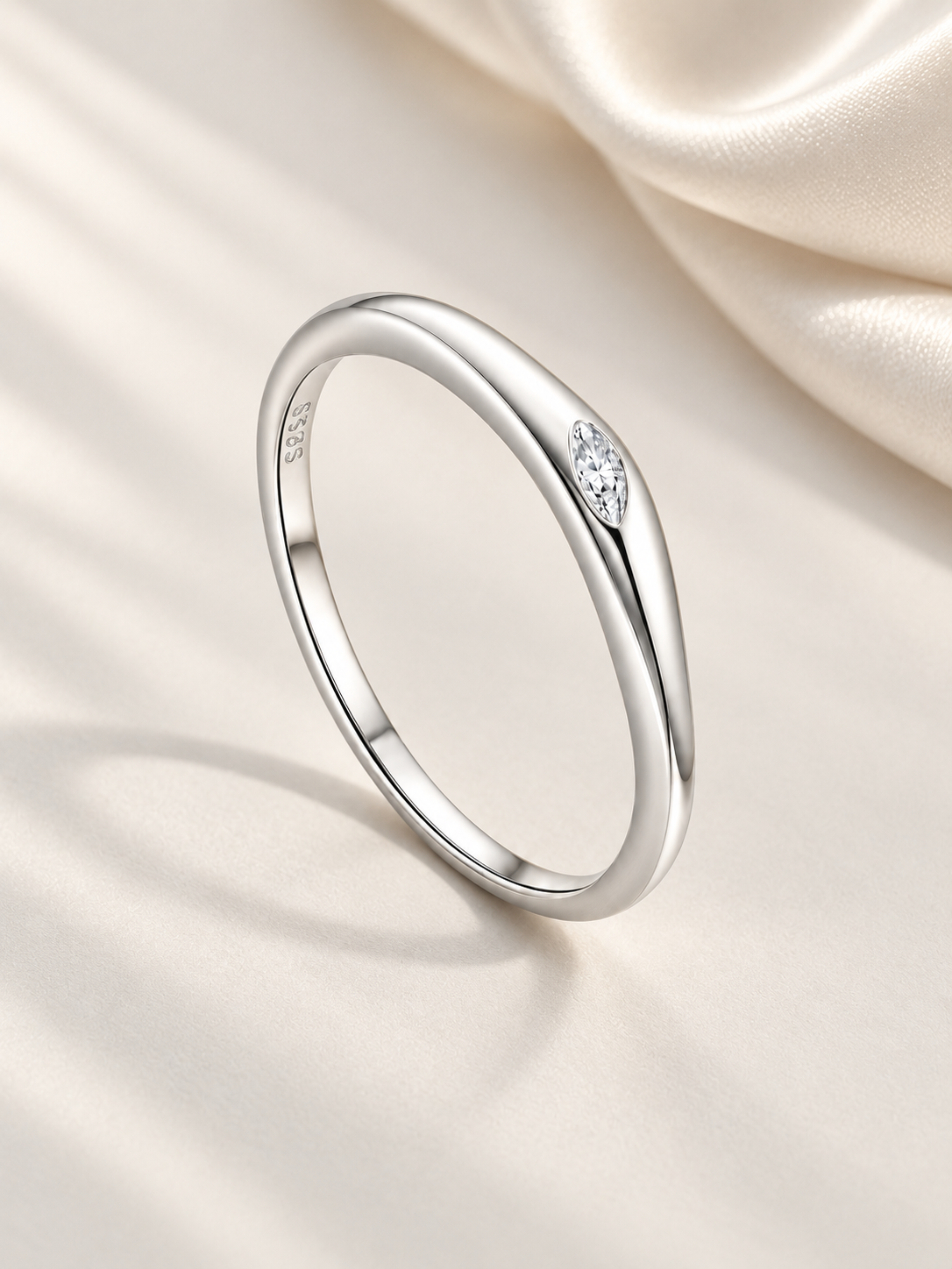 Inel din Argint Silver Sleek Marquise