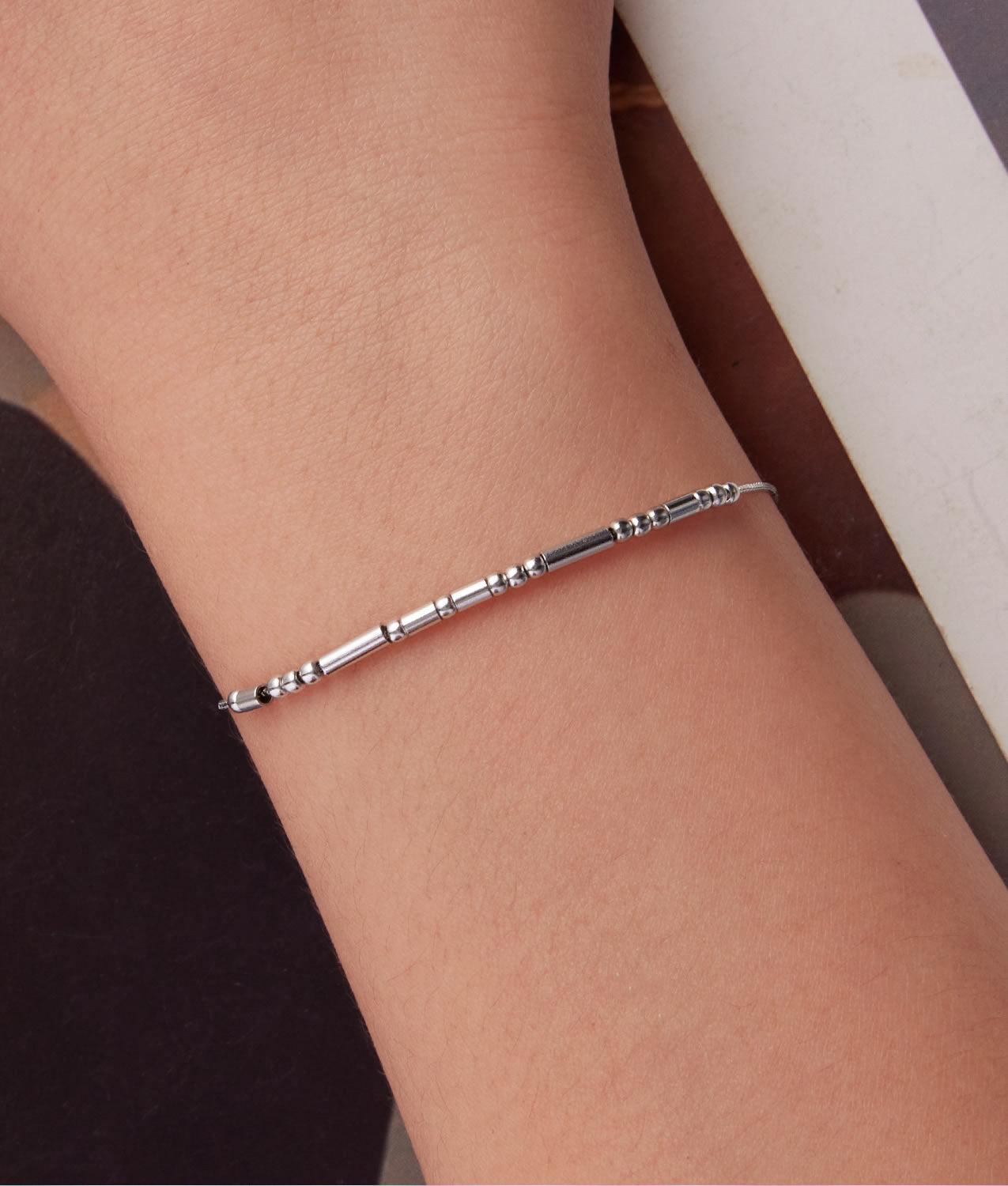 Bratara din argint Linear Grace