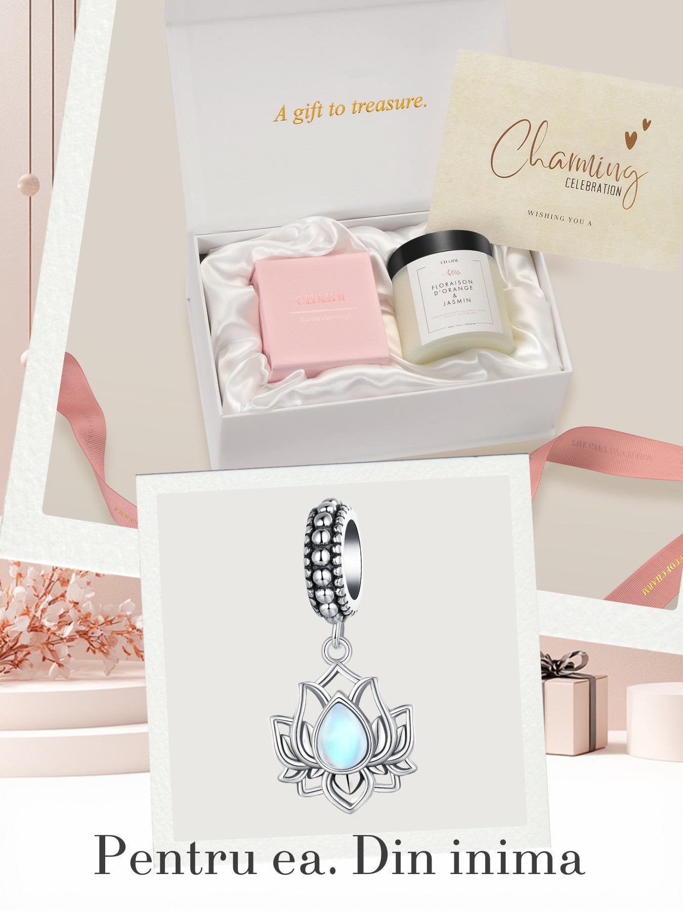 Set Cadou Moonstone Lotus Serenity